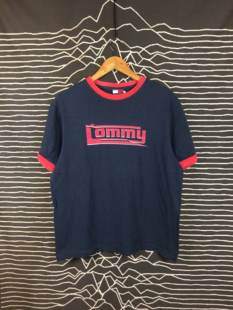 Tommy Hilfiger Vtg Tommy Hilfiger Tommy Jeans Retro Aesthetic Ringer Tee Size US S / EU 44-46 / 1 - 2 Thumbnail