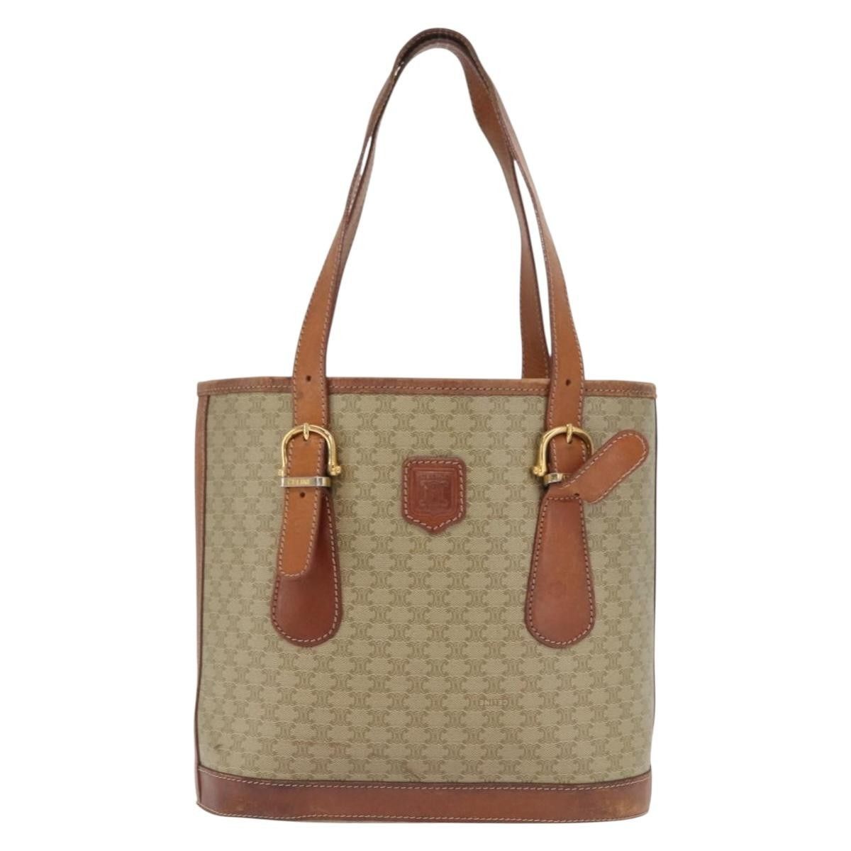 Celine Celine Vintage Macadam Canvas and Leather Size ONE SIZE - 1 Thumbnail