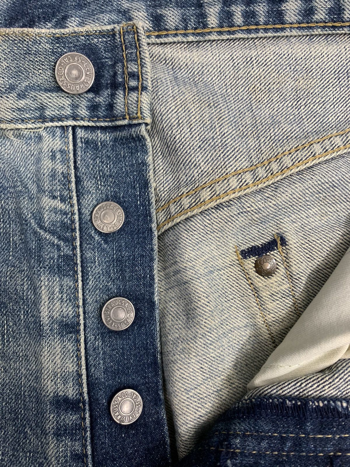 Levi's × Vintage Vintage 90’s LEVI’S big E Selvedge Denim Size US 32 / EU 48 - 4 Thumbnail