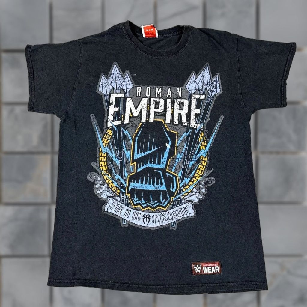 Vintage WWE Shirt Mens Small Black Roman Reigns Wrestling Tee Size US S / EU 44-46 / 1 - 1 Thumbnail