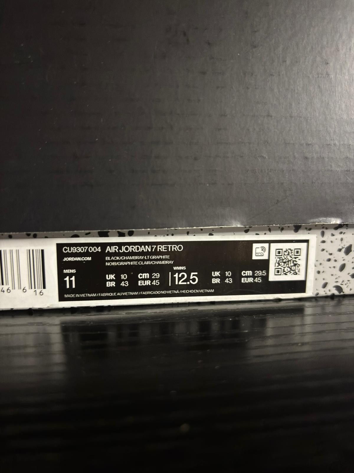 Jordan Brand Nike Air Jordan 7 Retro "Chambray" Size US 11 / EU 44 - 10 Thumbnail