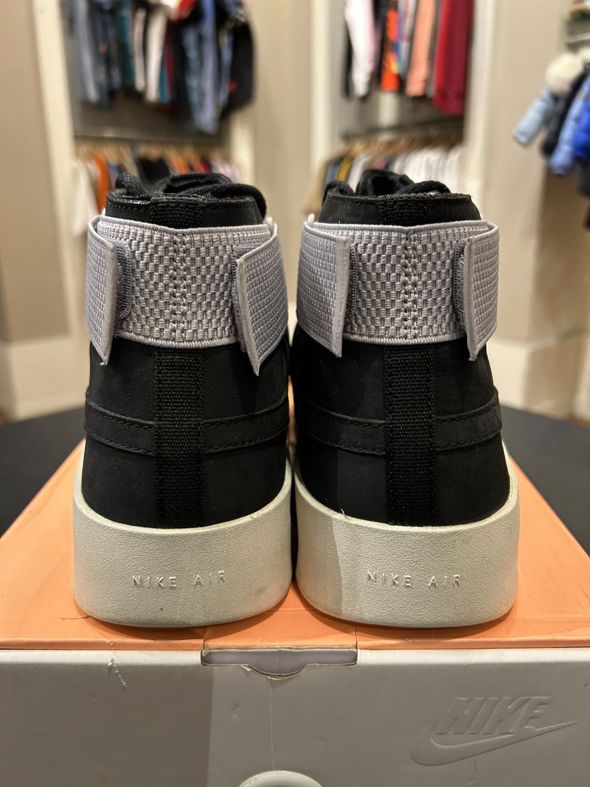 Fear of God × Nike Nike X Fear of God Air Raid ‘Black Grey’ Size US 11.5 / EU 44-45 - 3 Thumbnail