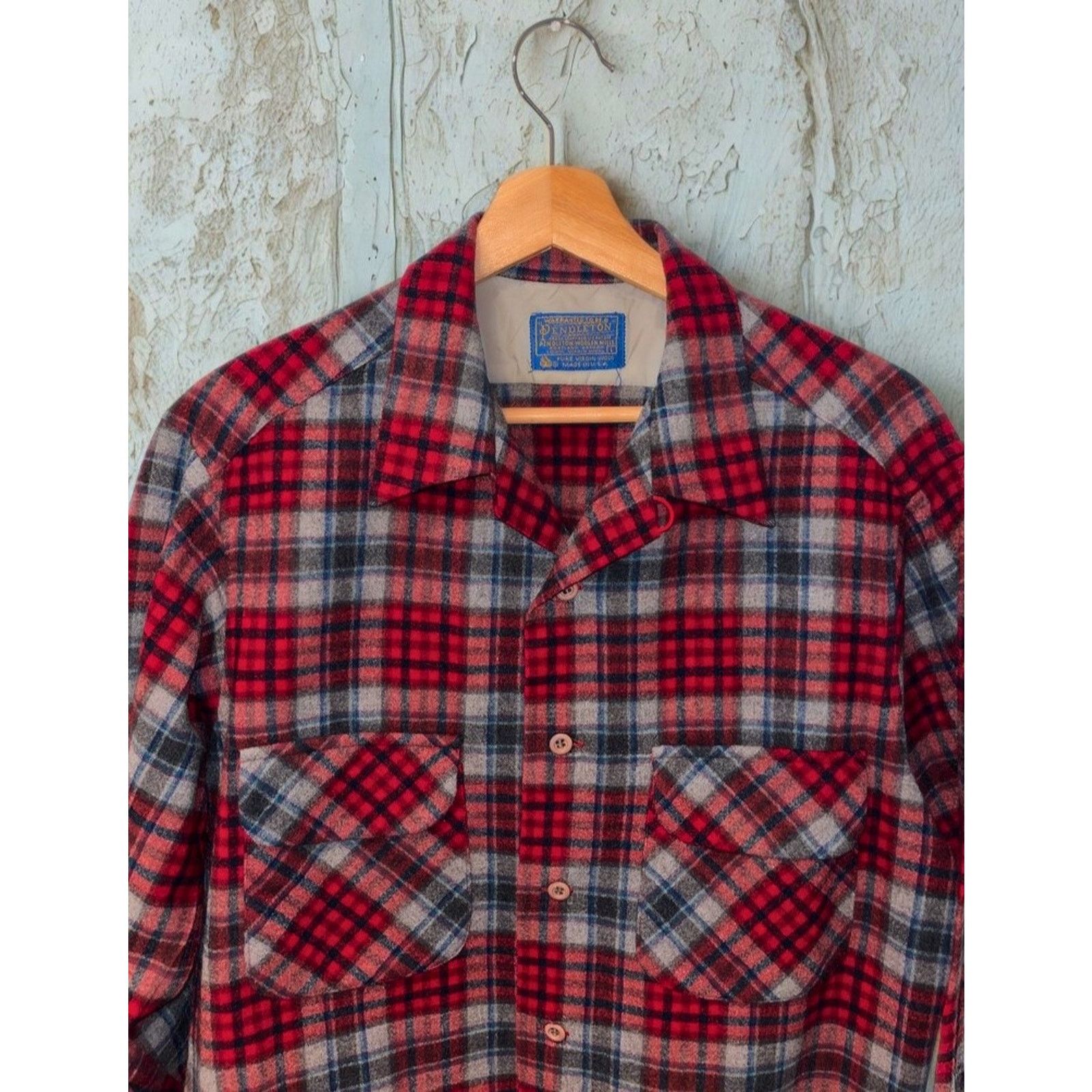 Pendleton Pendleton Board Shirt Jacket Shacket Plaid Wool Sz. L Size US L / EU 52-54 / 3 - 4 Thumbnail