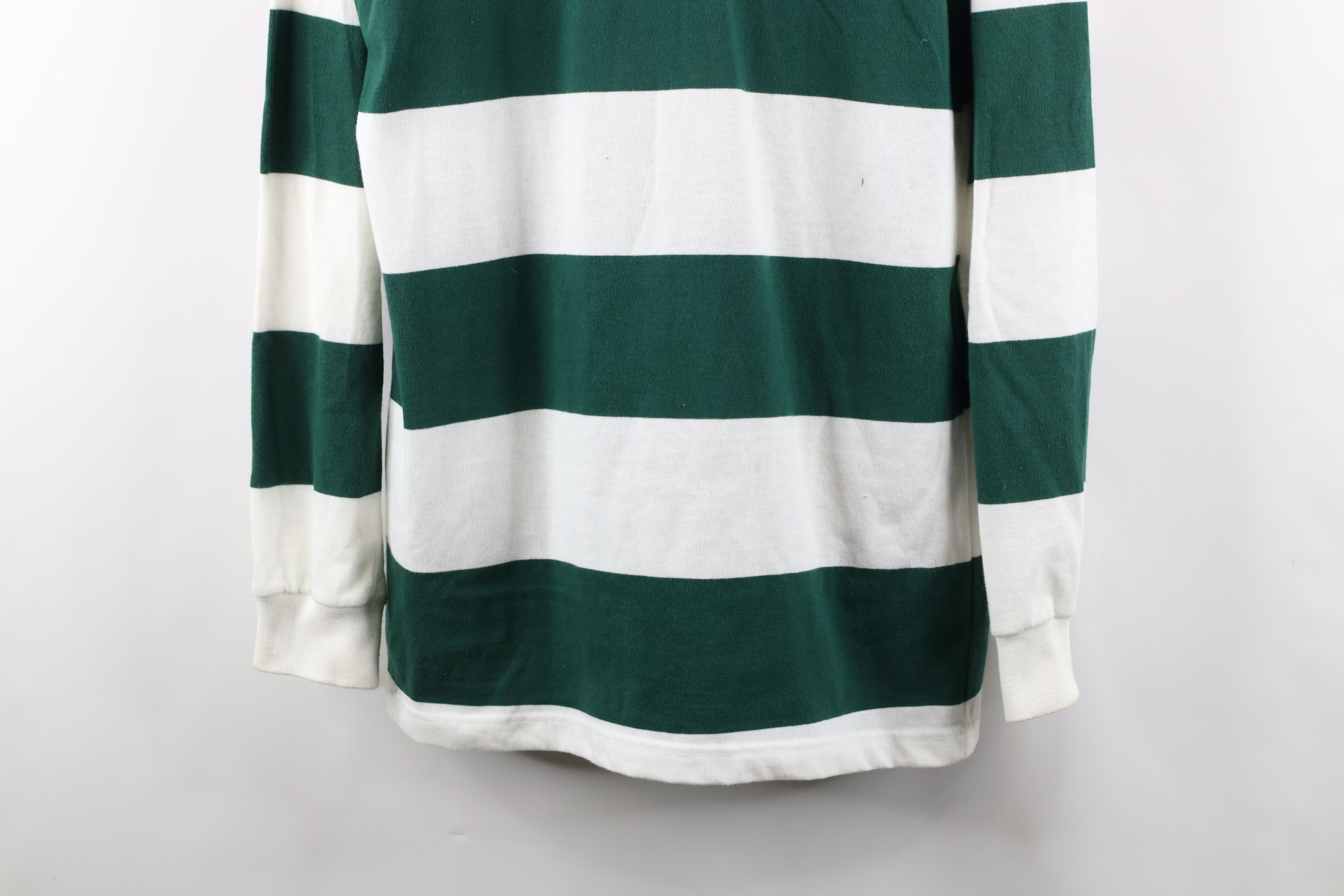Vintage Vintage 90s Streetwear Striped Long Sleeve Rugby Polo USA Size US L / EU 52-54 / 3 - 3 Thumbnail