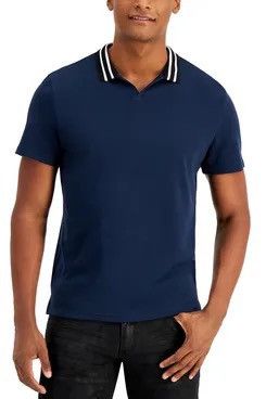 I.N.C INC International Concepts Johnny Collar Polo Shirt Size US M / EU 48-50 / 2 - 6 Thumbnail