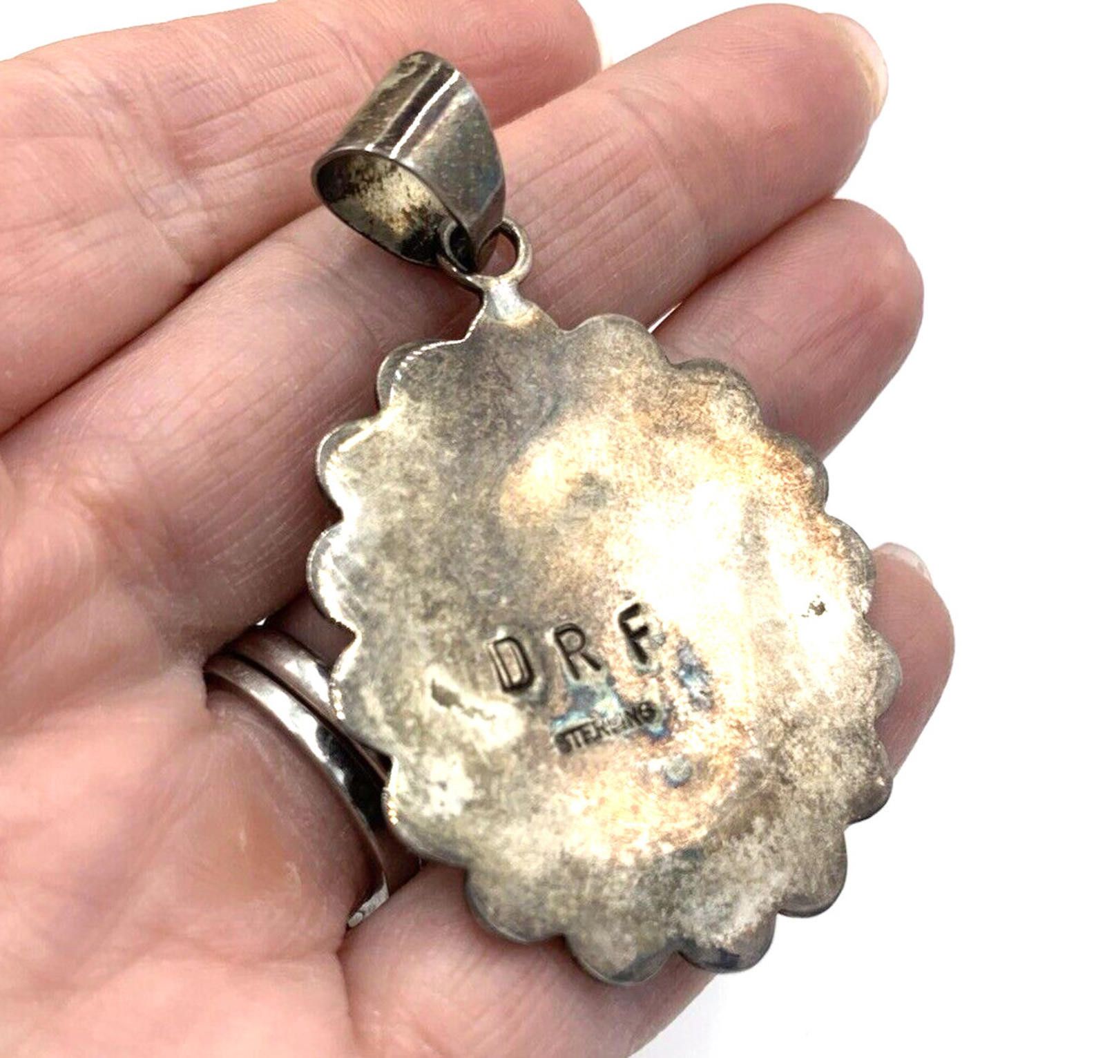 Other David R Freeland DRF Multi-Stone Turquoise Signed Pendant Size ONE SIZE - 6 Thumbnail