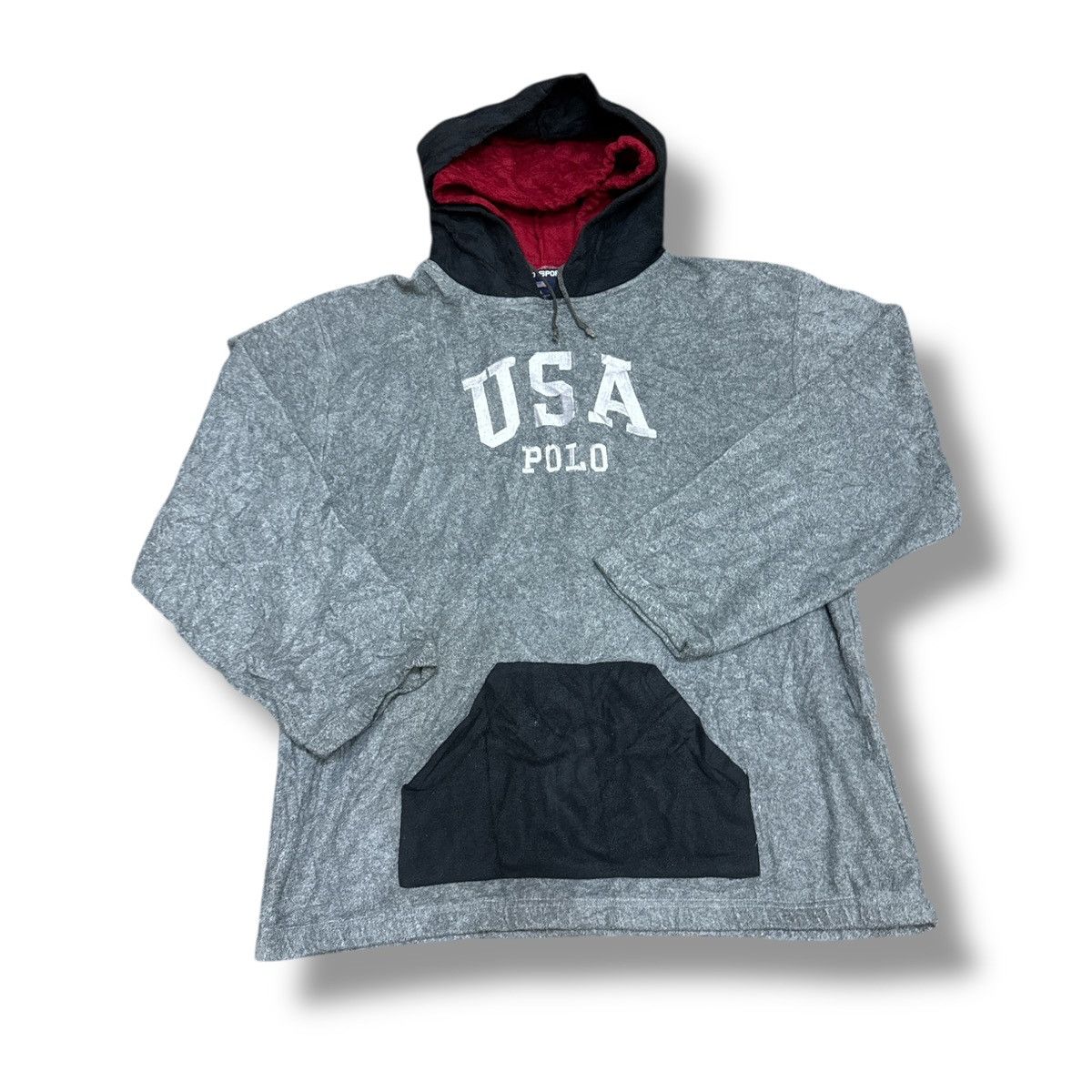 Polo Ralph Lauren × Vintage Vintage Polo Sport emboroidry logo hoodie Size US XL / EU 56 / 4 - 1 Thumbnail