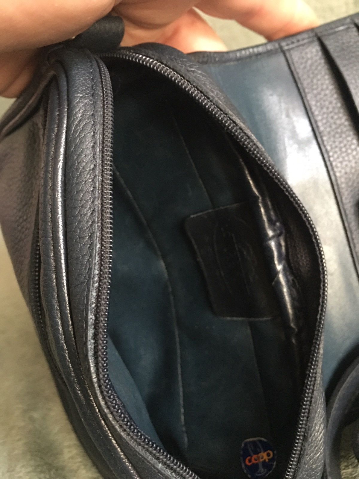 Longchamp Longchamp Paris Leather Navy Blue Shoulder Crossbody Bag Size ONE SIZE - 12 Thumbnail