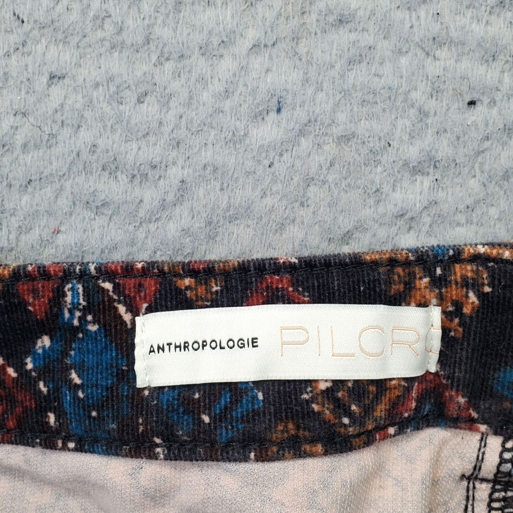 Anthropologie Anthropologie Pilcro Corduroy Pants Womens Size 32 Multicolor Geometric Stretch Button Fly Size 24" / US 00 / IT 34 - 7 Thumbnail