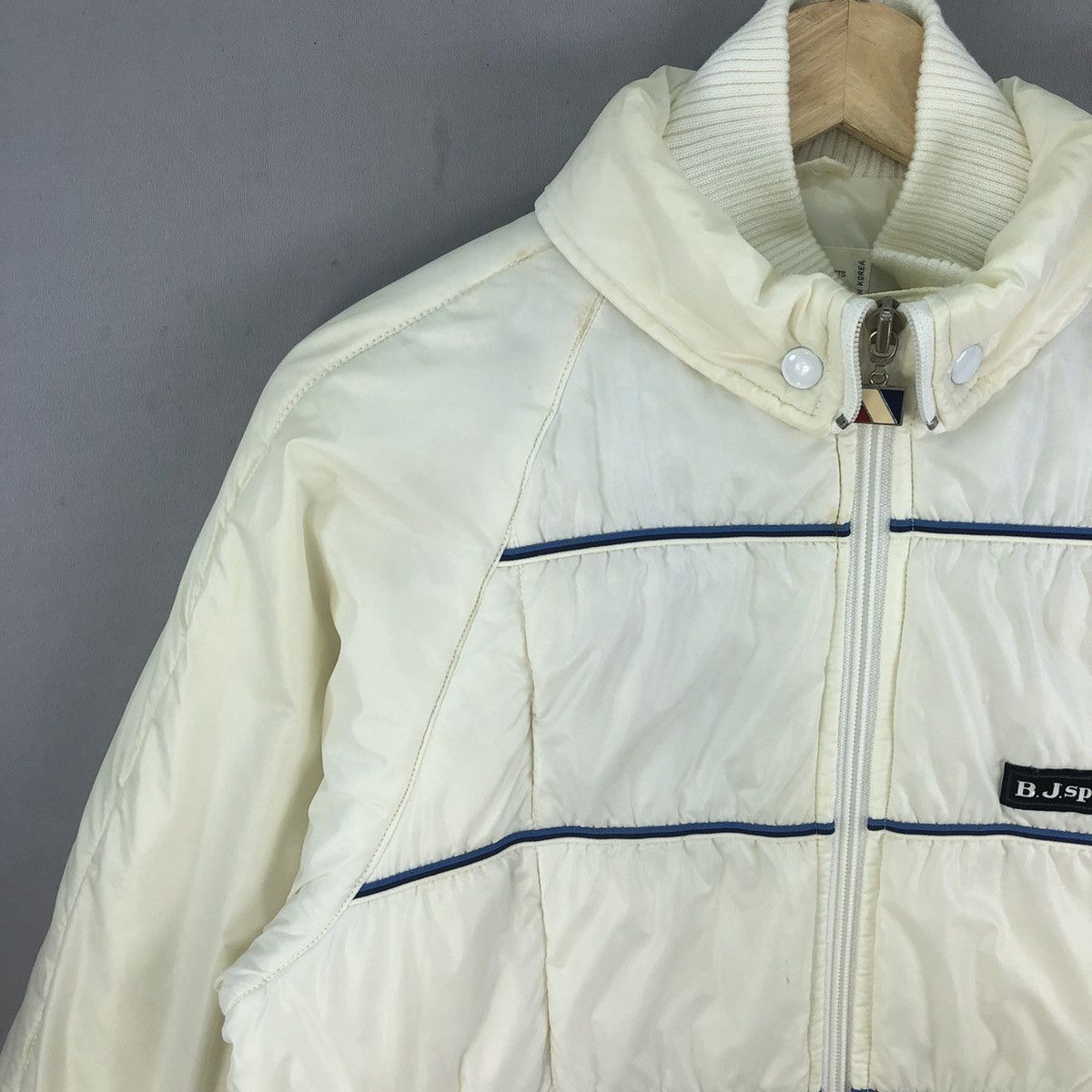 Japanese Brand Vintage 1990s Bob Johnes Sports Padded Puffer Jacket Size US M / EU 48-50 / 2 - 4 Thumbnail