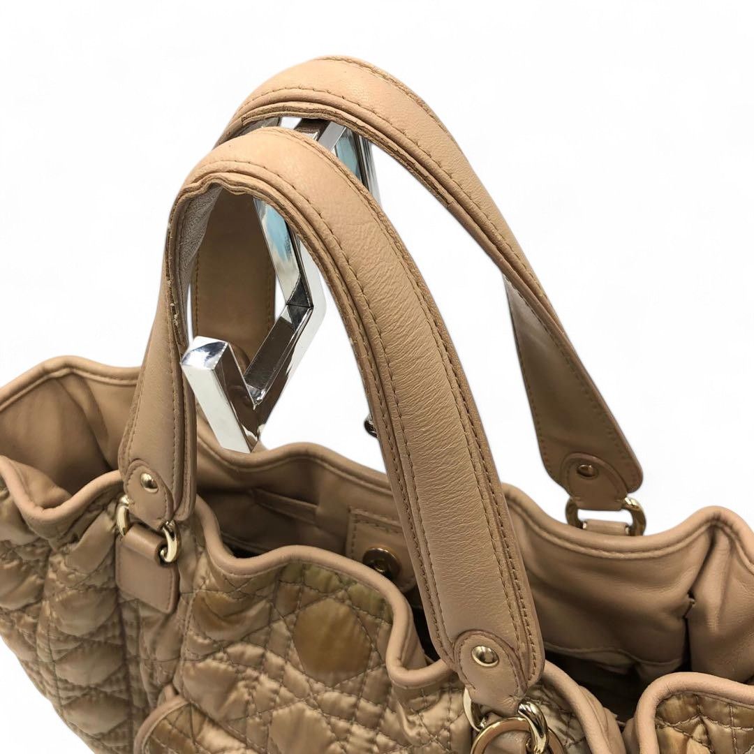 Dior Dior - Cannage Handbag Shoulder Bag Charm Turnlock Quilted Size ONE SIZE - 6 Thumbnail