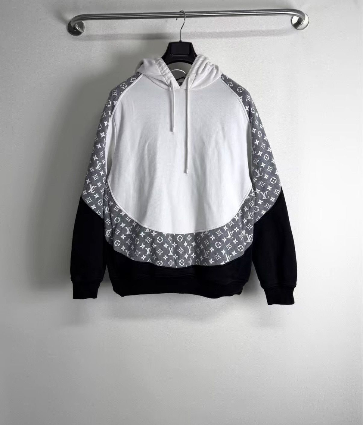 Louis Vuitton full print Monogram Pi hoodie