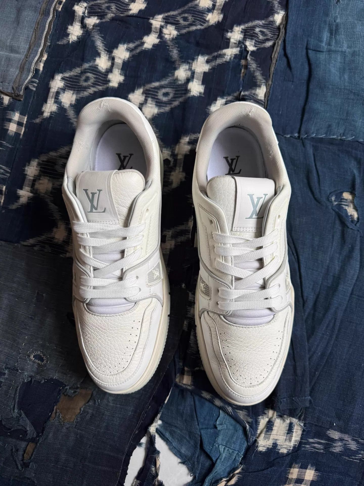 Louis Vuitton LV TRAINER White Cement US8 With Box Excellent Size US 8 / EU 41 - 4 Thumbnail