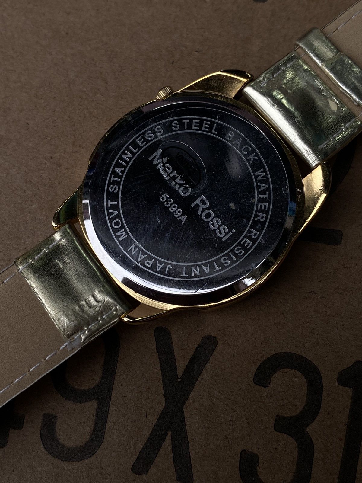 Vintage Marko Rossi Elegance Gold Watch Japanese Brand Size ONE SIZE - 4 Thumbnail