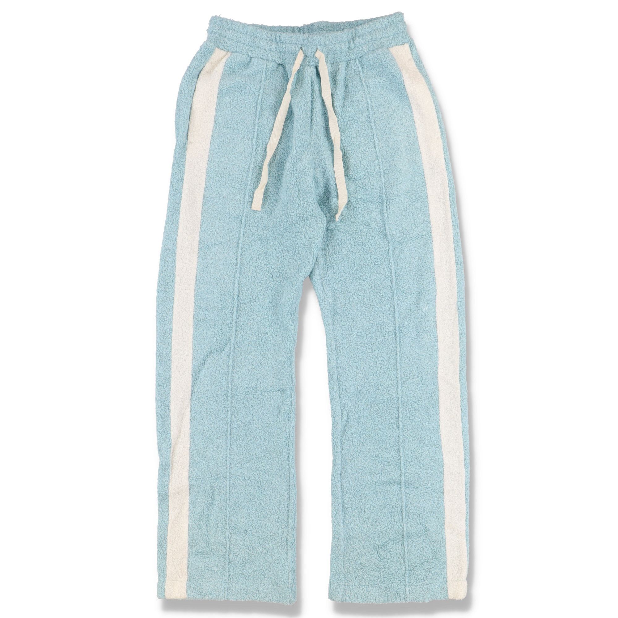 image of X Ssense Blue Striped Terry Flared Sweatpants, Men's (Size 34)