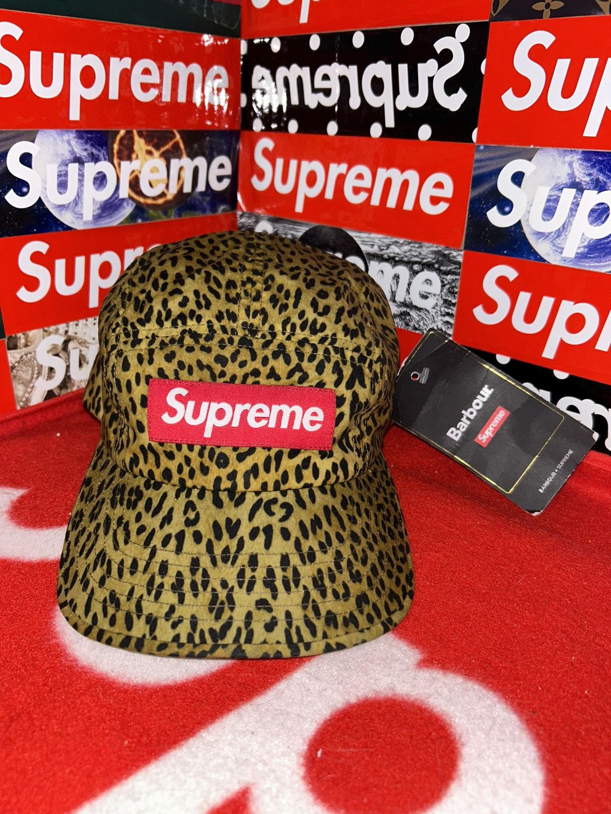 Supreme Supreme Barbour Waxed Cotton Camp Cap Leopard SS20 NEW TAGS Size ONE SIZE - 2 Thumbnail