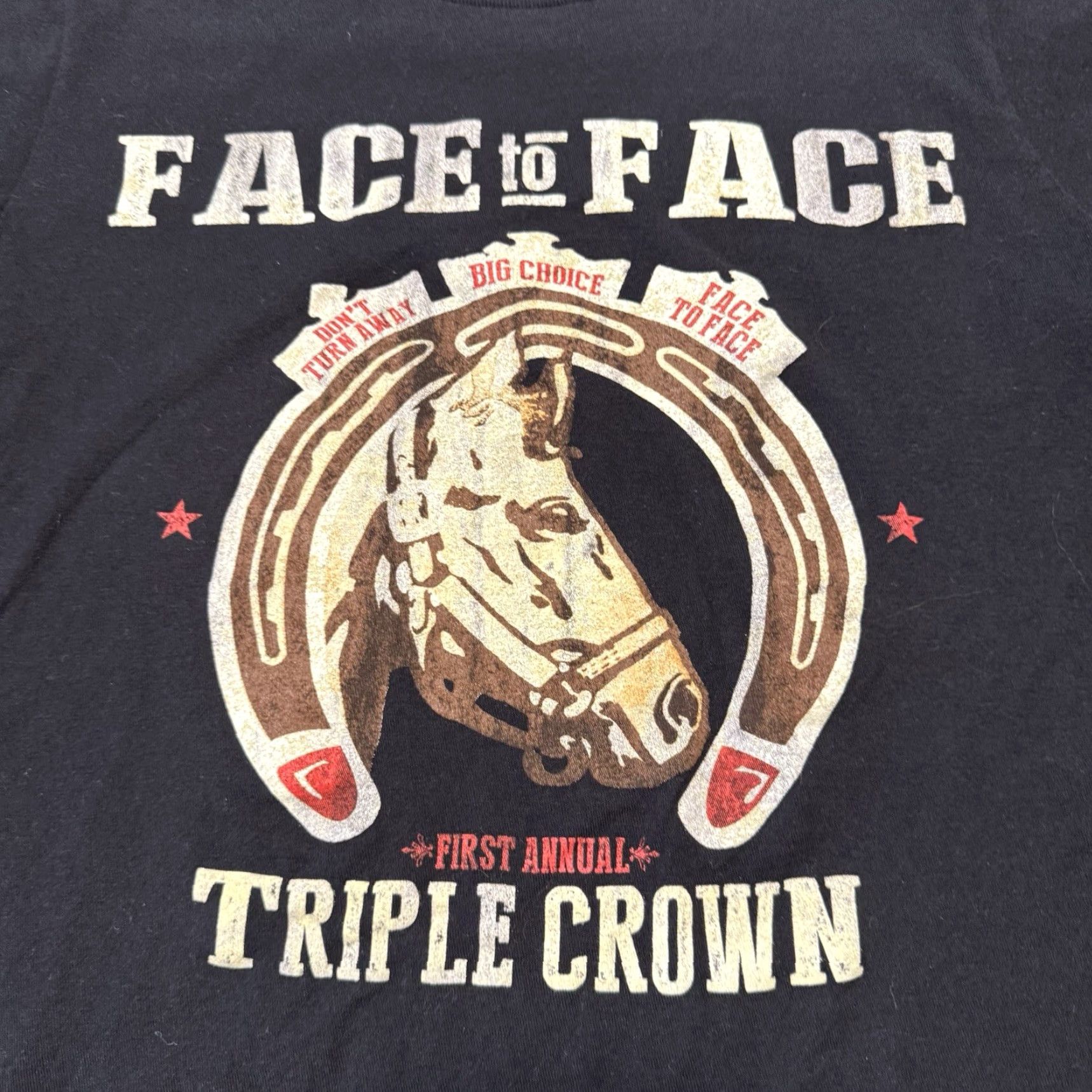 Vintage Face To Face Band Shirt Small Black First Annual Size US S / EU 44-46 / 1 - 2 Thumbnail
