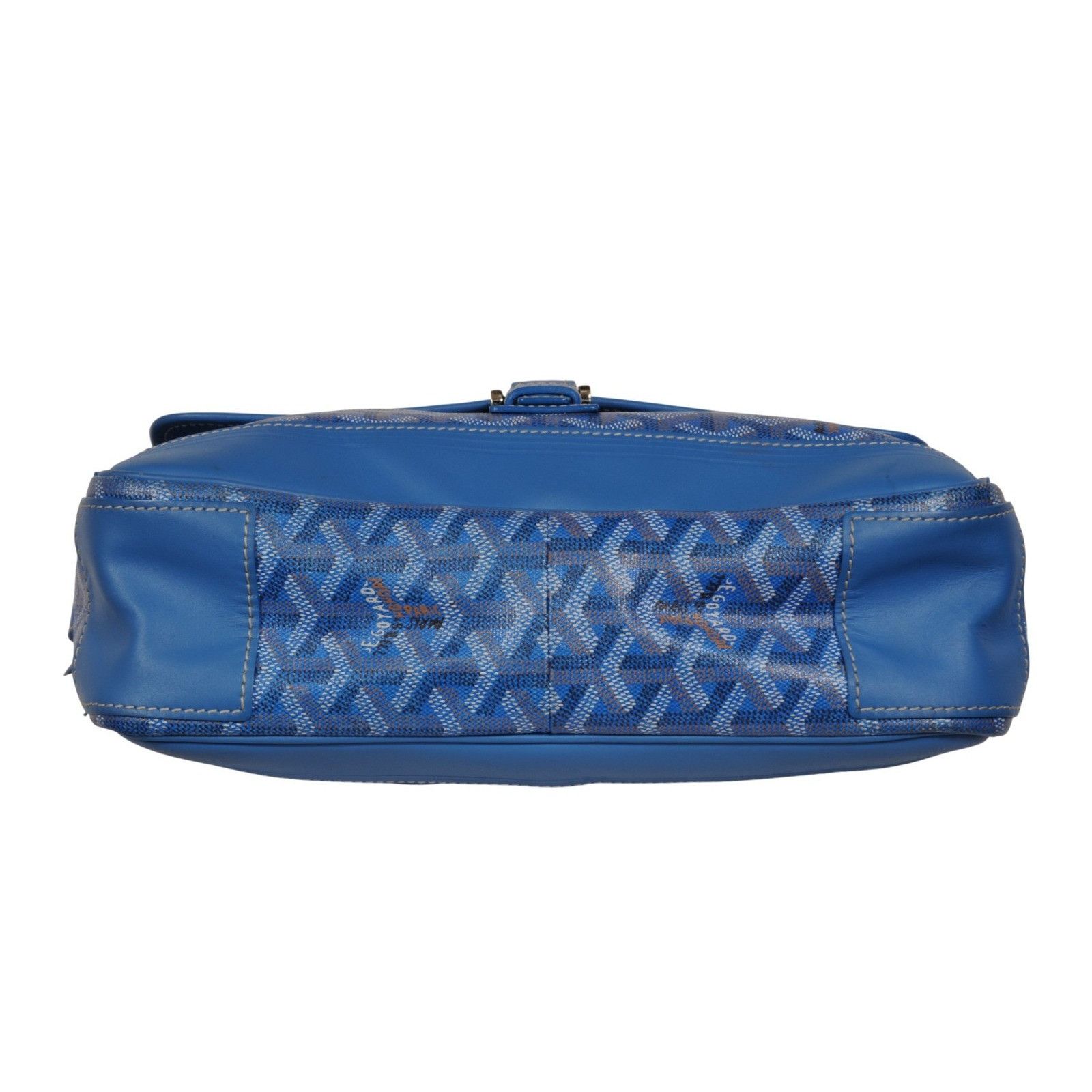 Goyard Grand Bleu MM Messenger Travel Bag Blue Laptop Size ONE SIZE - 11 Thumbnail