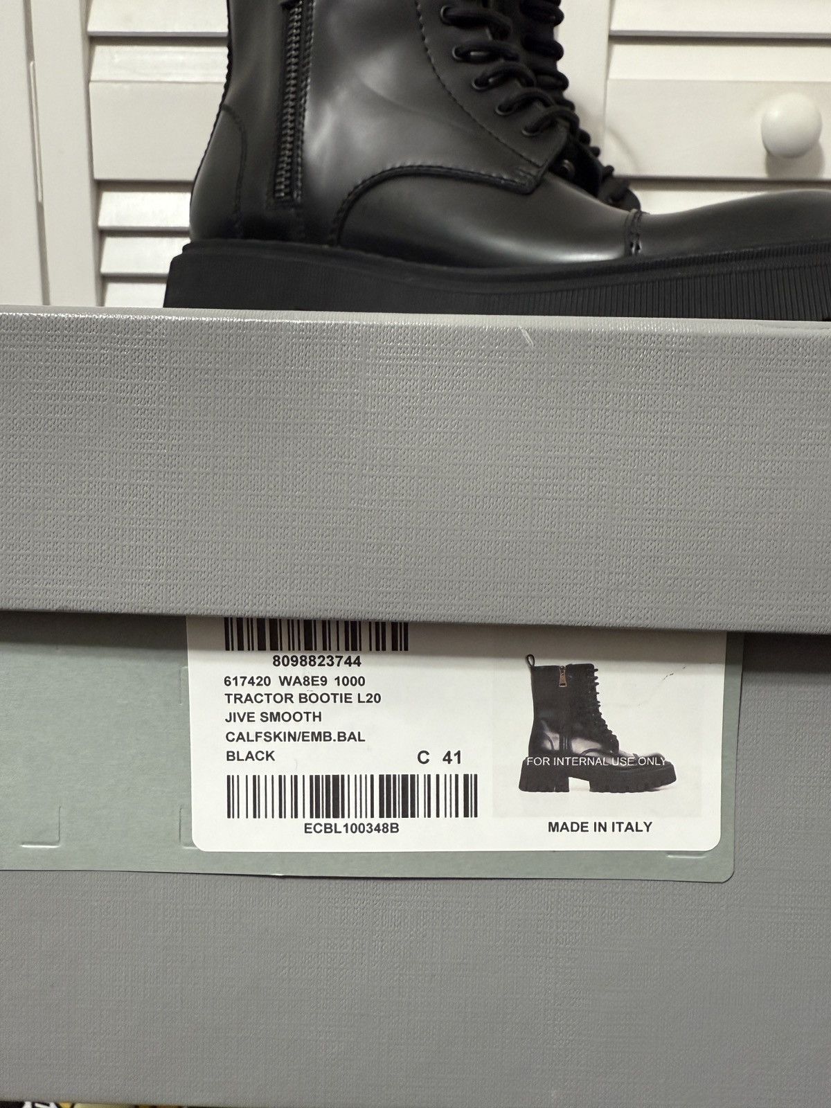 Balenciaga Tractor Boots Black Size US 7 / EU 40 - 2 Thumbnail