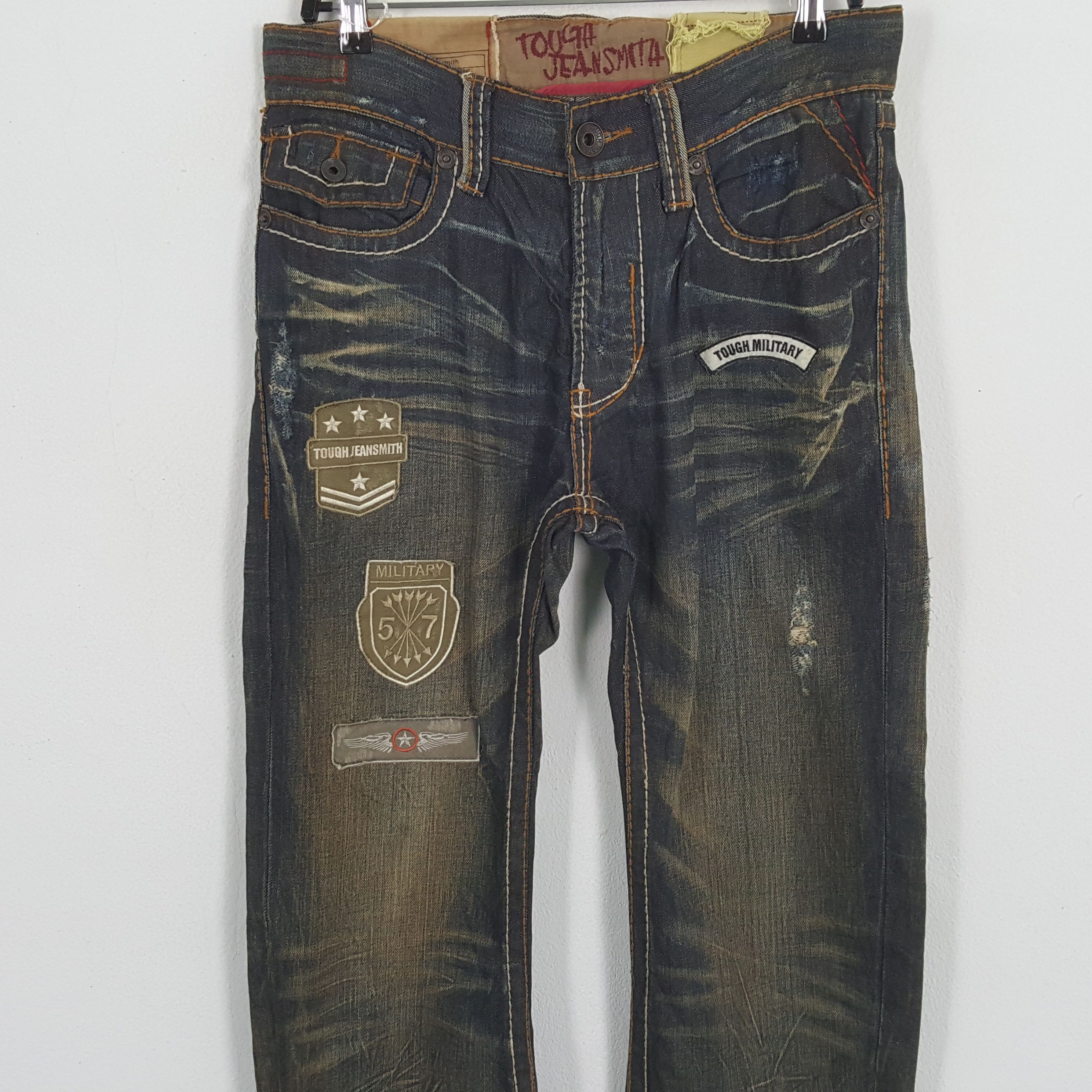 Vintage TOUGH JEANSMITH Streetwear Style Jeans Size US 31 - 2 Thumbnail