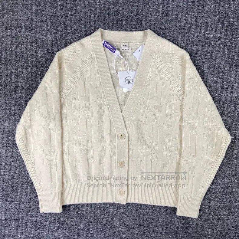 Hermes Hermes H-Style Wool Cardigan Size XS / US 0-2 / IT 36-38 - 1 Thumbnail