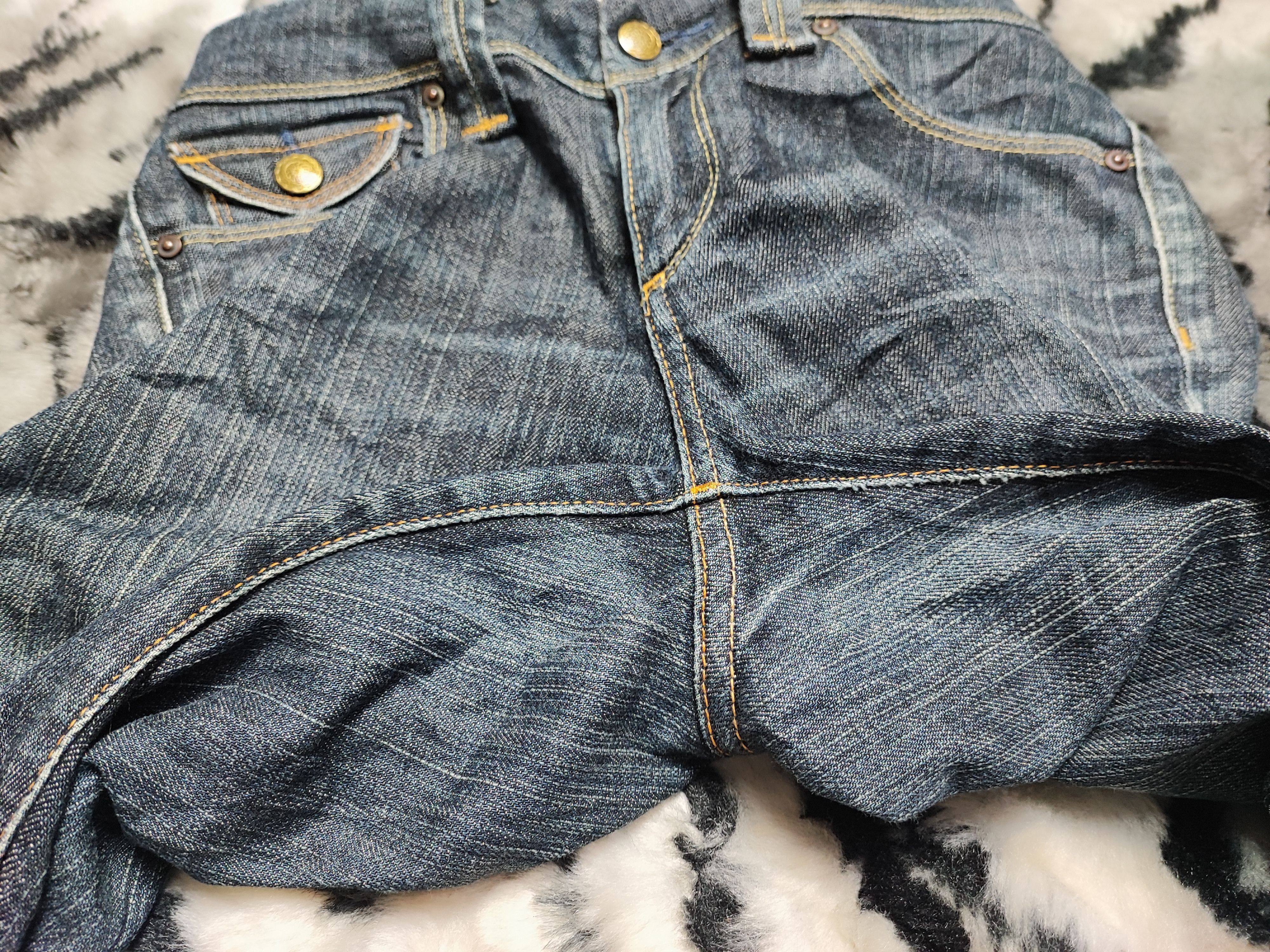 Edwin × Kapital × Uniqlo Bootcut Uniqlo Vintage Japan Distressed Jeans W 30 Size 30" / US 8 / IT 44 - 19 Thumbnail