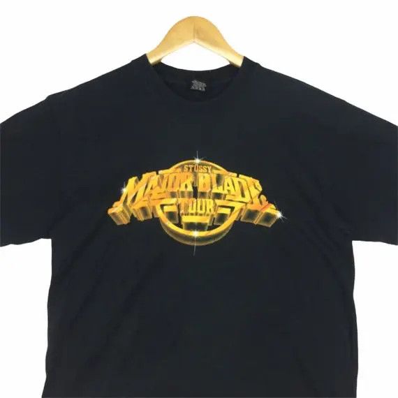 Stussy Vtg 2005 STUSSY SKATEBOARD Major Blade Tour Tee Shirt 8 Ball Size US M / EU 48-50 / 2 - 7 Thumbnail