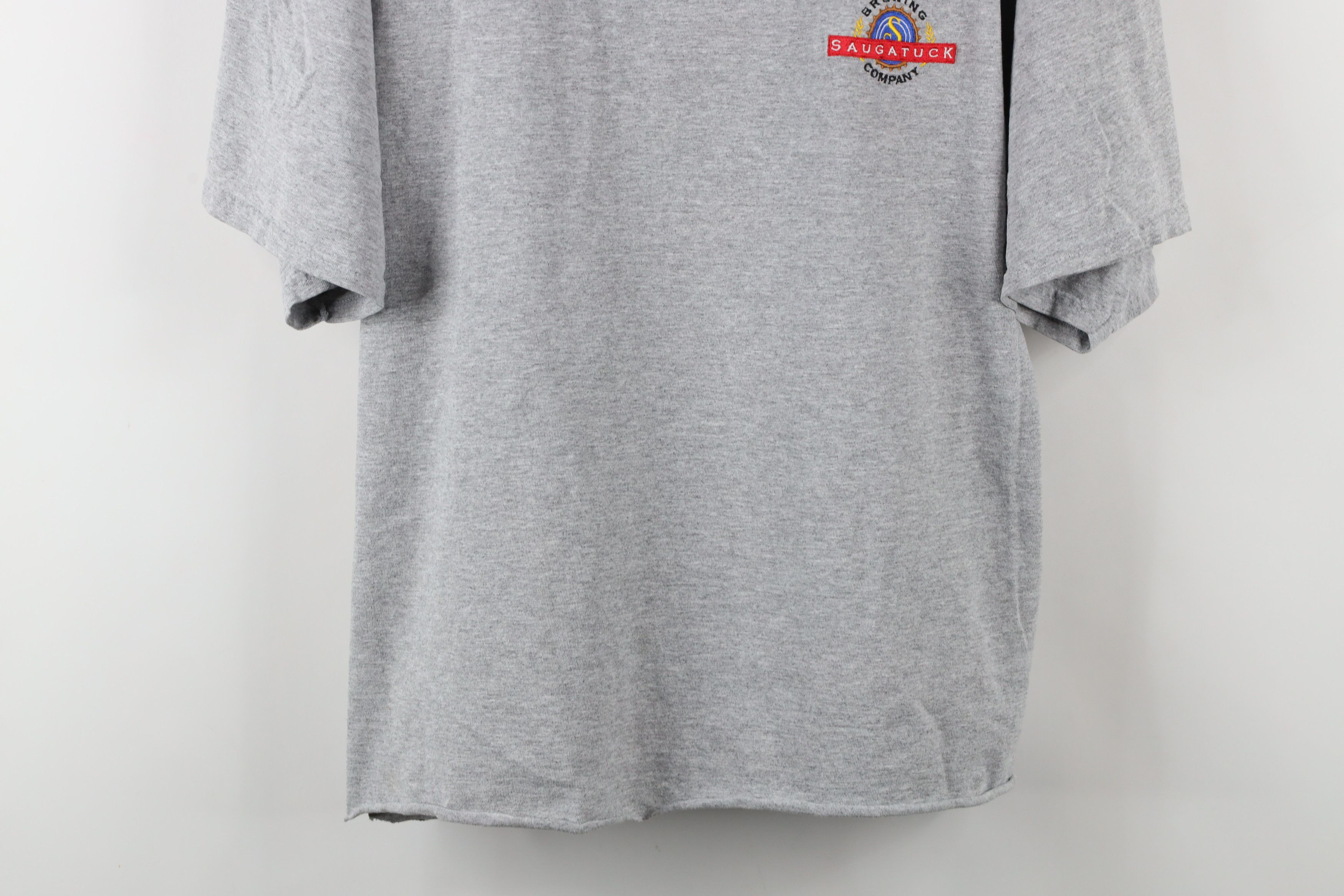 Vintage Vintage Streetwear Saugatuck Brewing Company T-Shirt Gray Size US XXL / EU 58 / 5 - 3 Thumbnail