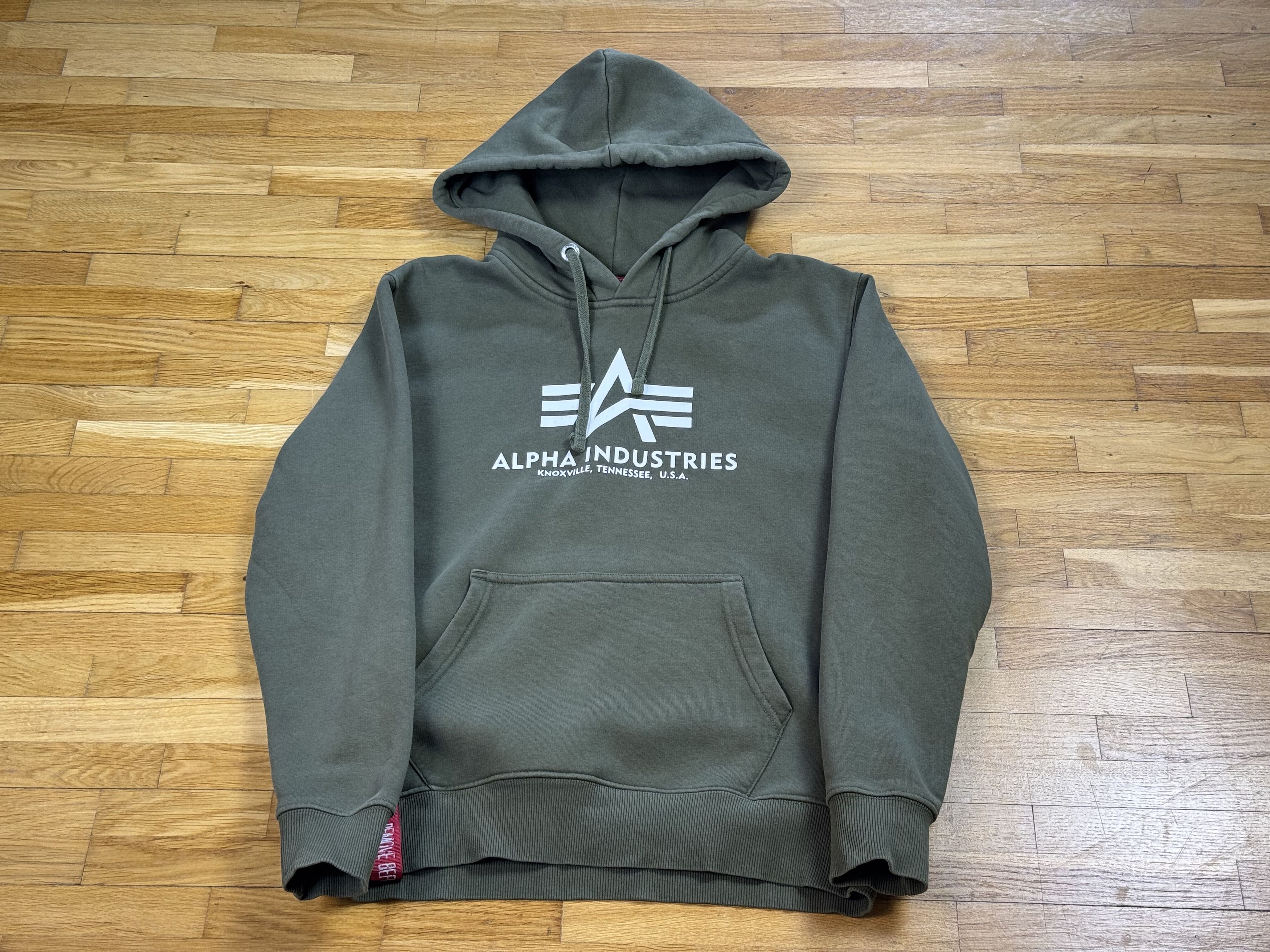 Alpha Industries Dark green/khaki hoodie ALPHA INDUSTRIES Size US M / EU 48-50 / 2 - 2 Thumbnail