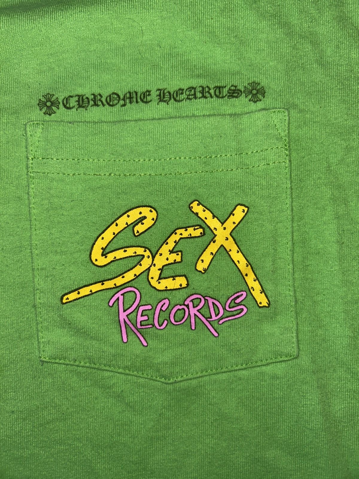 Chrome Hearts Chrome Hearts Matty Boy Sex Records Green T-Shirt Size US S / EU 44-46 / 1 - 2 Thumbnail