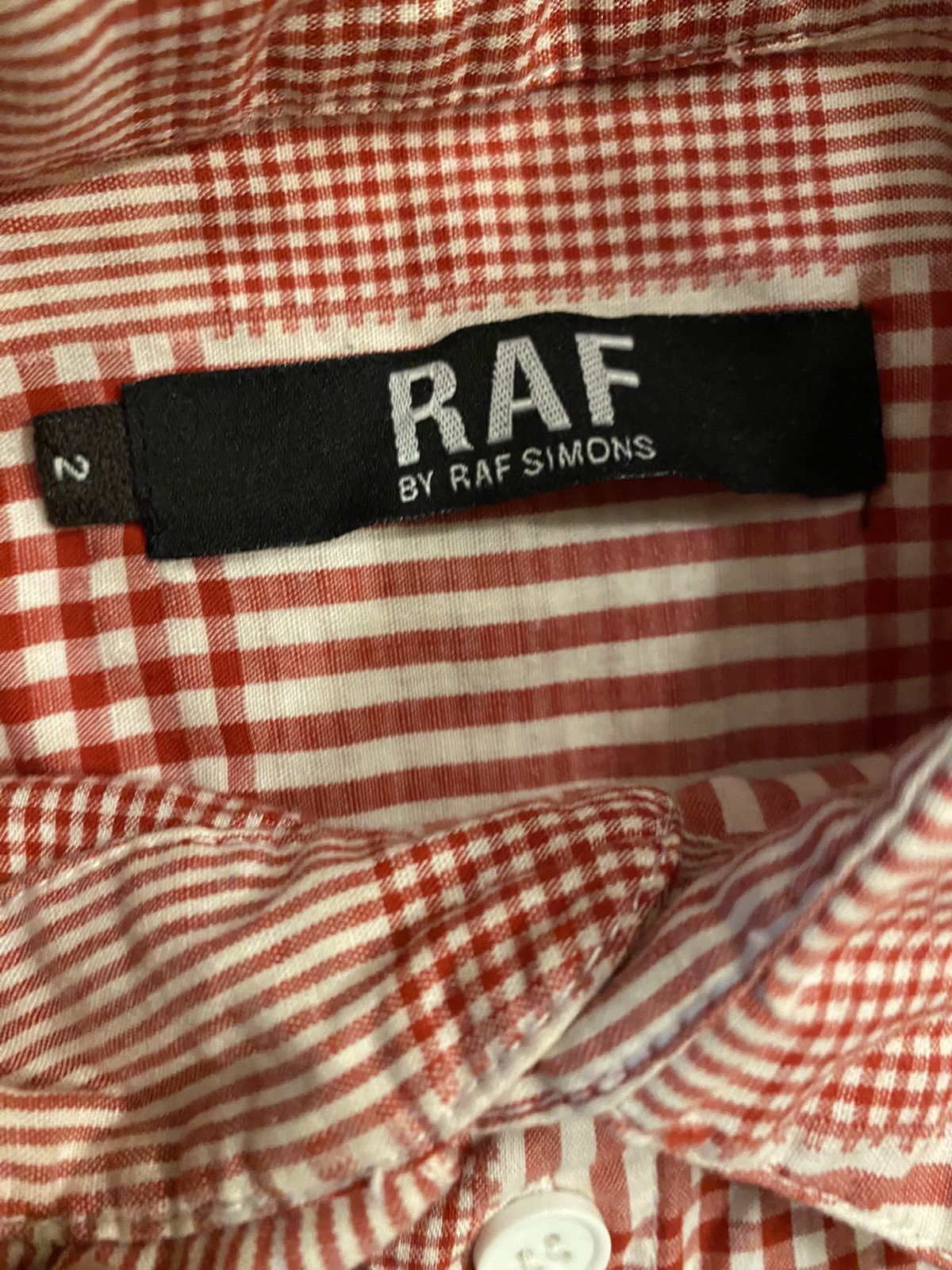 Raf by Raf Simons Raf By RAF Simmons “Red Plaid” button up Size US S / EU 44-46 / 1 - 4 Thumbnail
