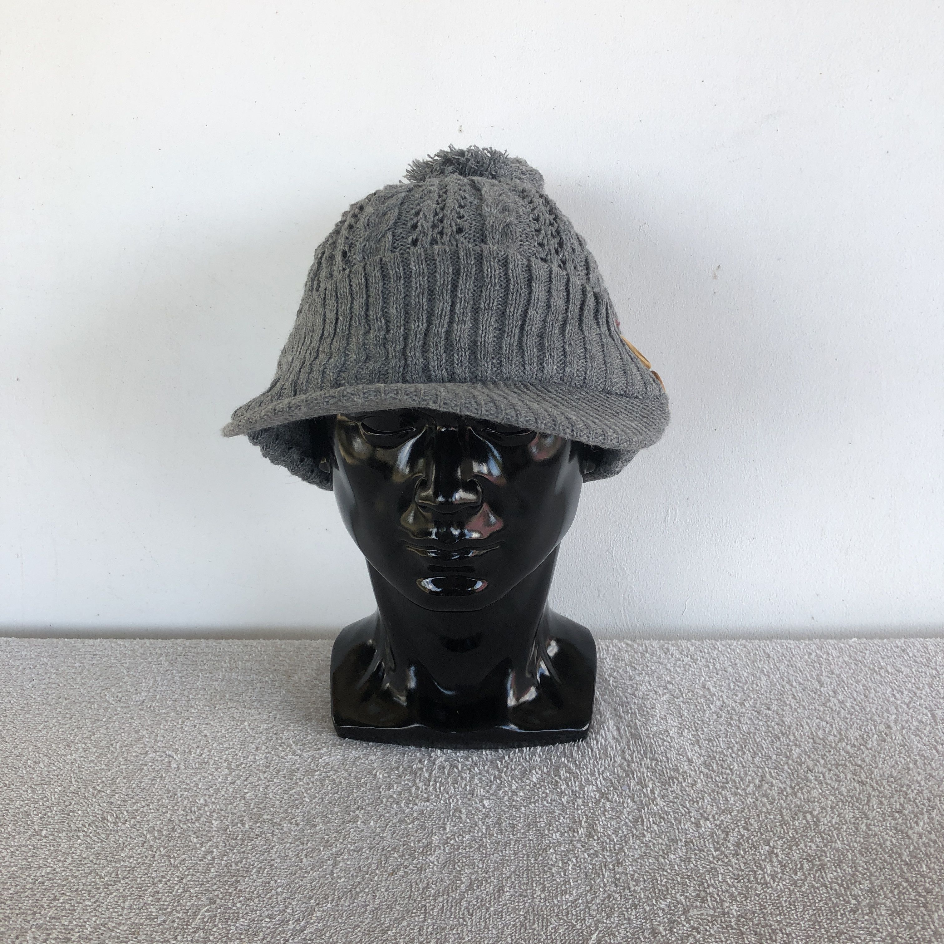 Japanese Brand Vintage Aran Isle Knitted Hats Beanie Snow Caps Size ONE SIZE - 2 Thumbnail