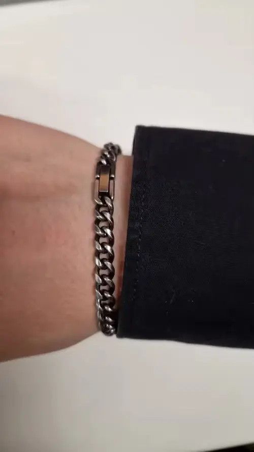 Jewelry Hayakawa x Etou 20 cm + 6 Mm Cuban link chain Bracelet Size ONE SIZE - 3 Thumbnail
