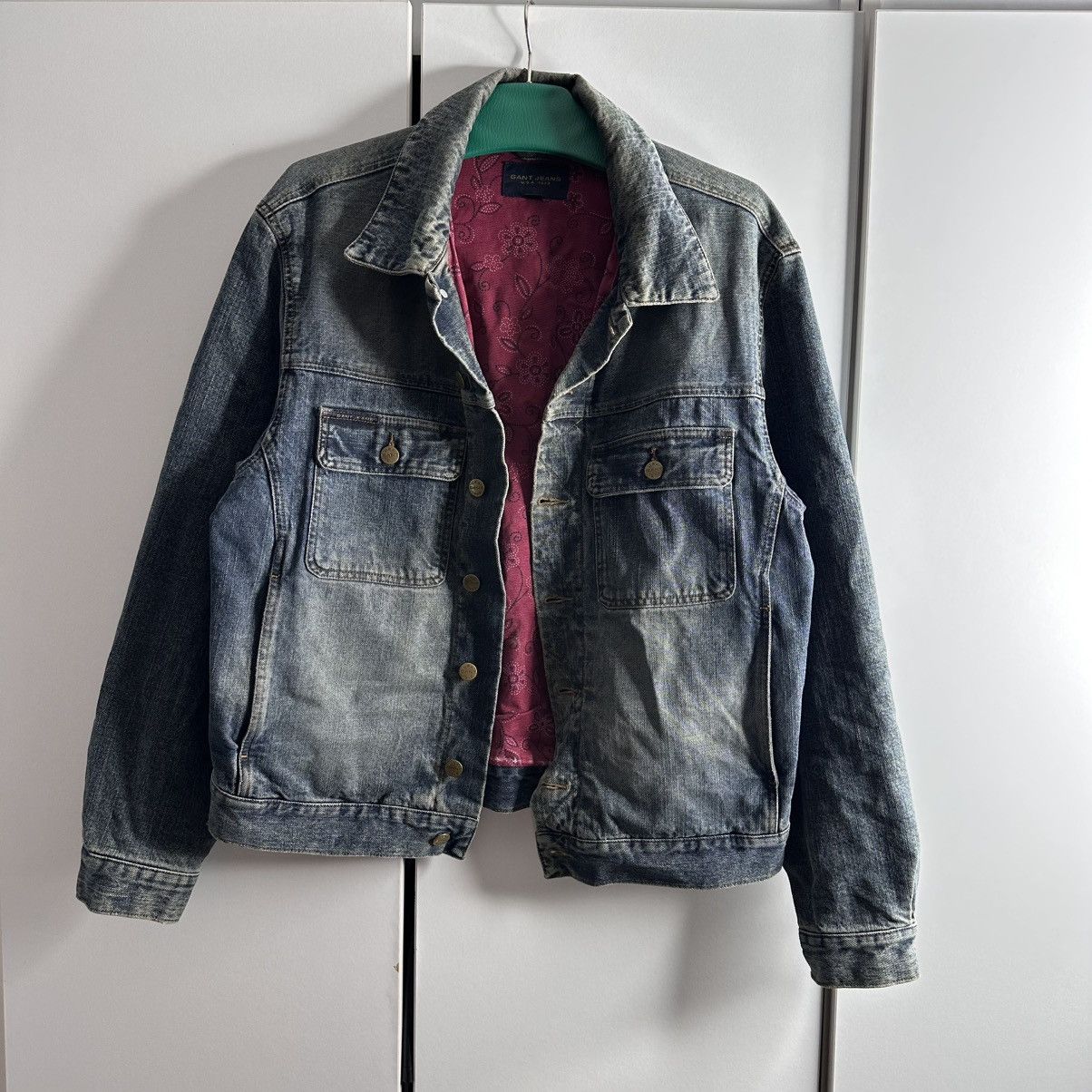 Made in Italy Gant Jeans USA Vintage Denim Jacket Rare