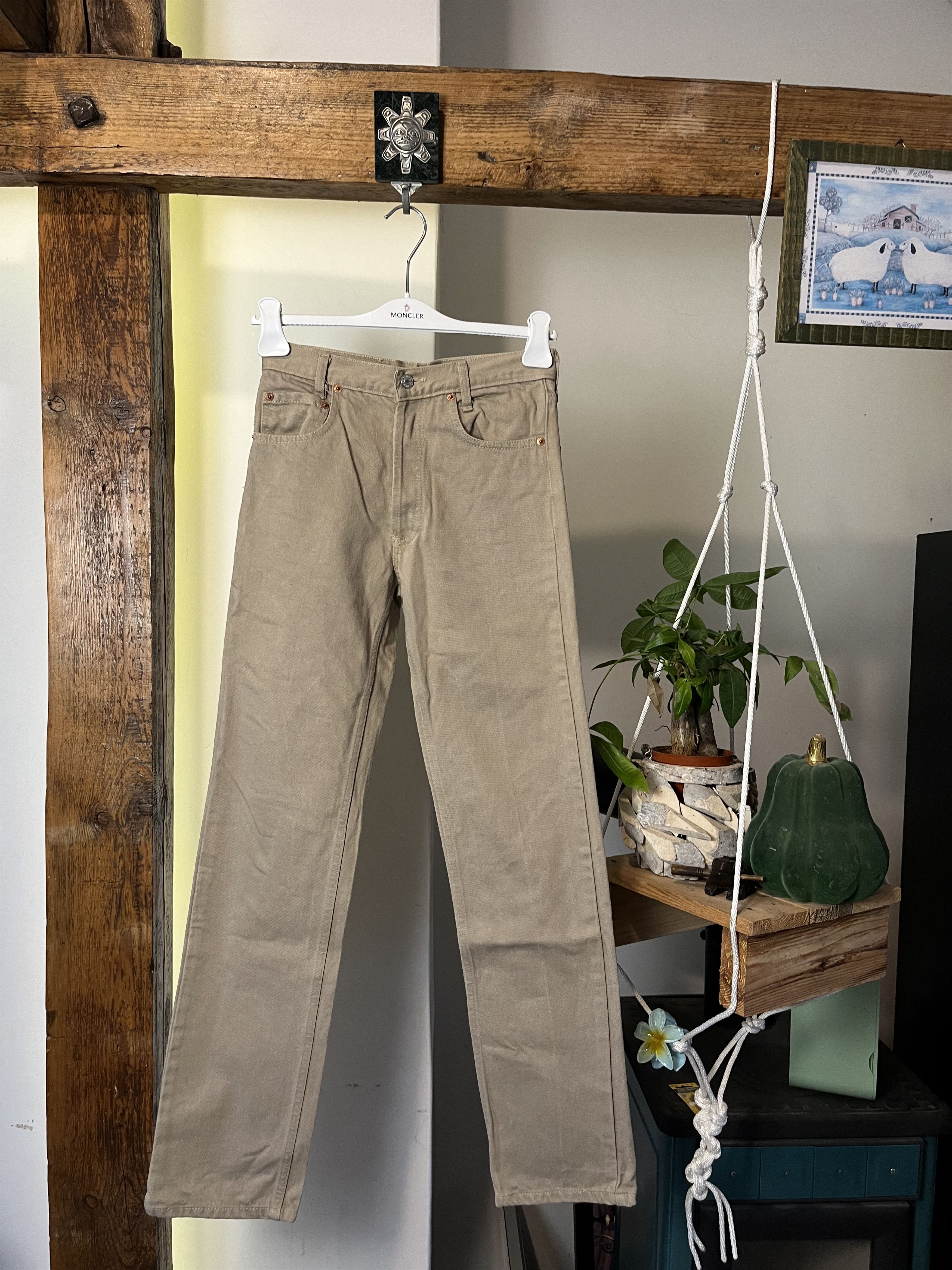 Levi's × Levi's Vintage Clothing × Vintage 1993 Vintage Levis 501 Made in USA Beige W29 L32 Size 28" / US 6 / IT 42 - 1 Thumbnail