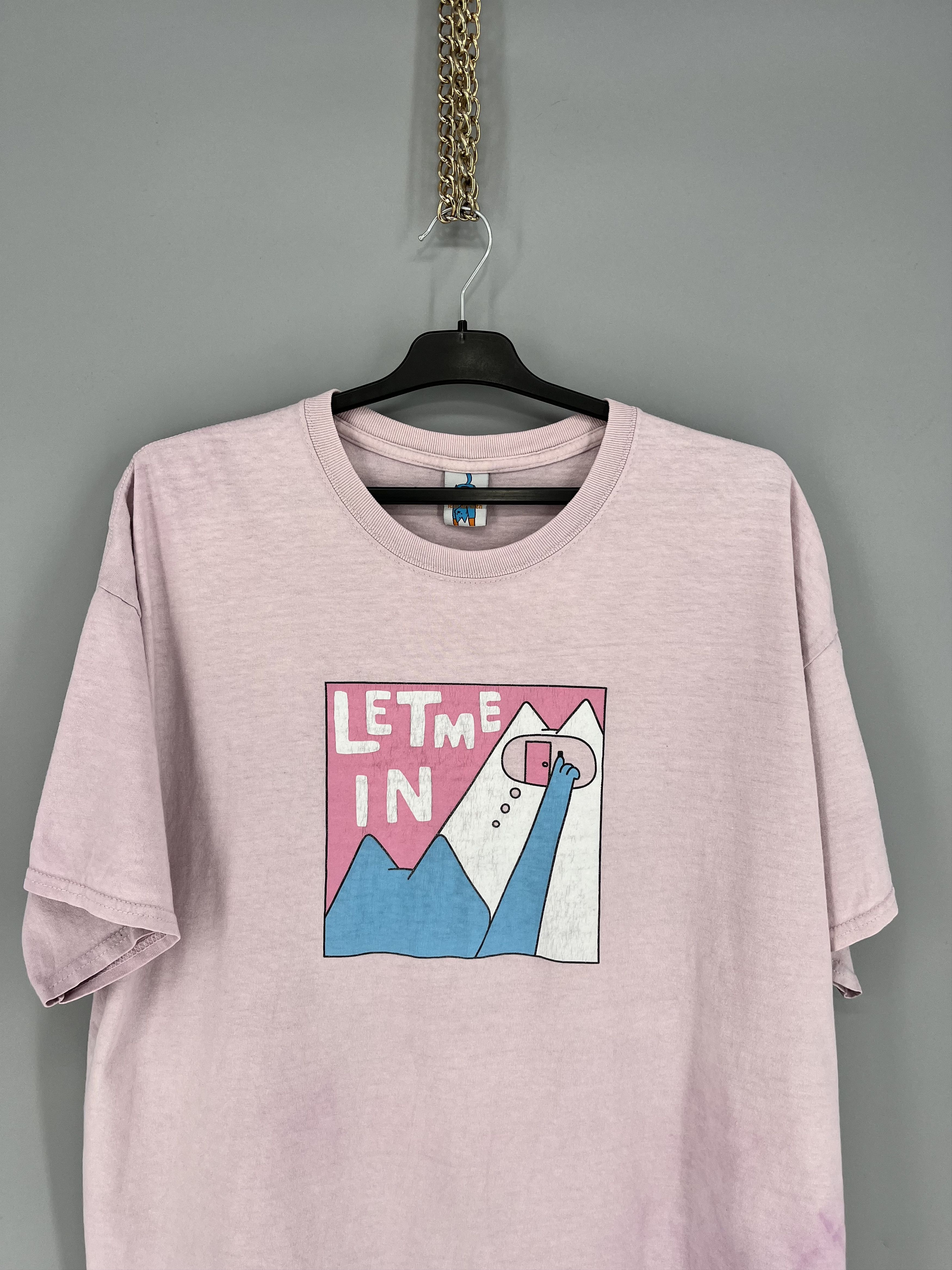 RIPNDIP Vintage Leon Karssen Cat "let Me In” Pink T-Shirts Size XXL Size US XXL / EU 58 / 5 - 2 Thumbnail
