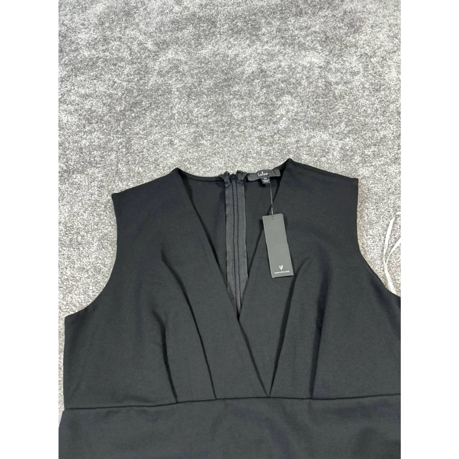 Lulus Lulus Dress Womens 2X Black Blouson Party/Cocktail Blouson Style Short Dress 2X Black Womens Lulus Dress Size XXL / US 16-18 / IT 52-54 - 2 Thumbnail