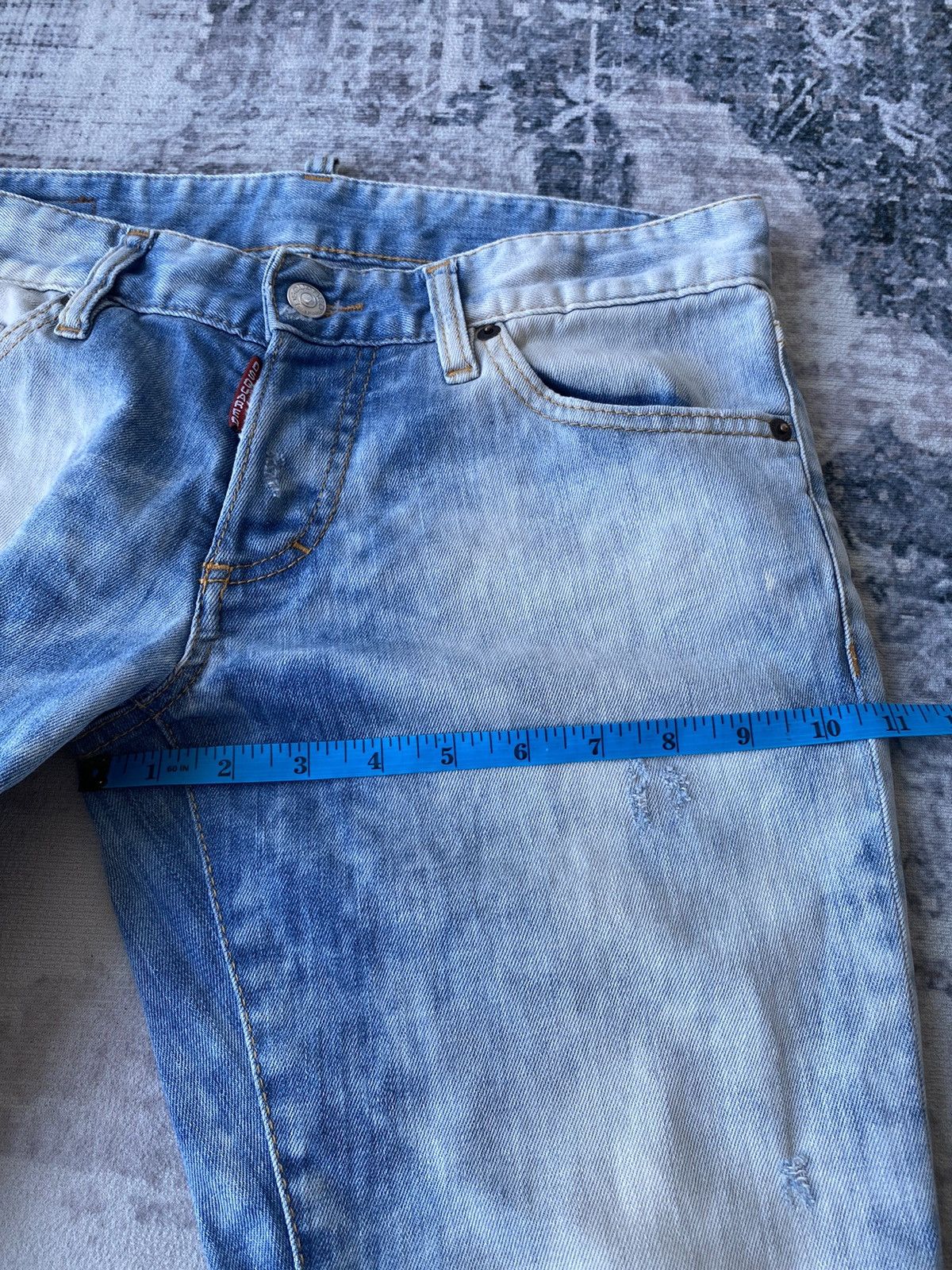 Dsquared2 Dsquared2 Bleached Distressed Jeans Size 30" / US 8 / IT 44 - 11 Thumbnail