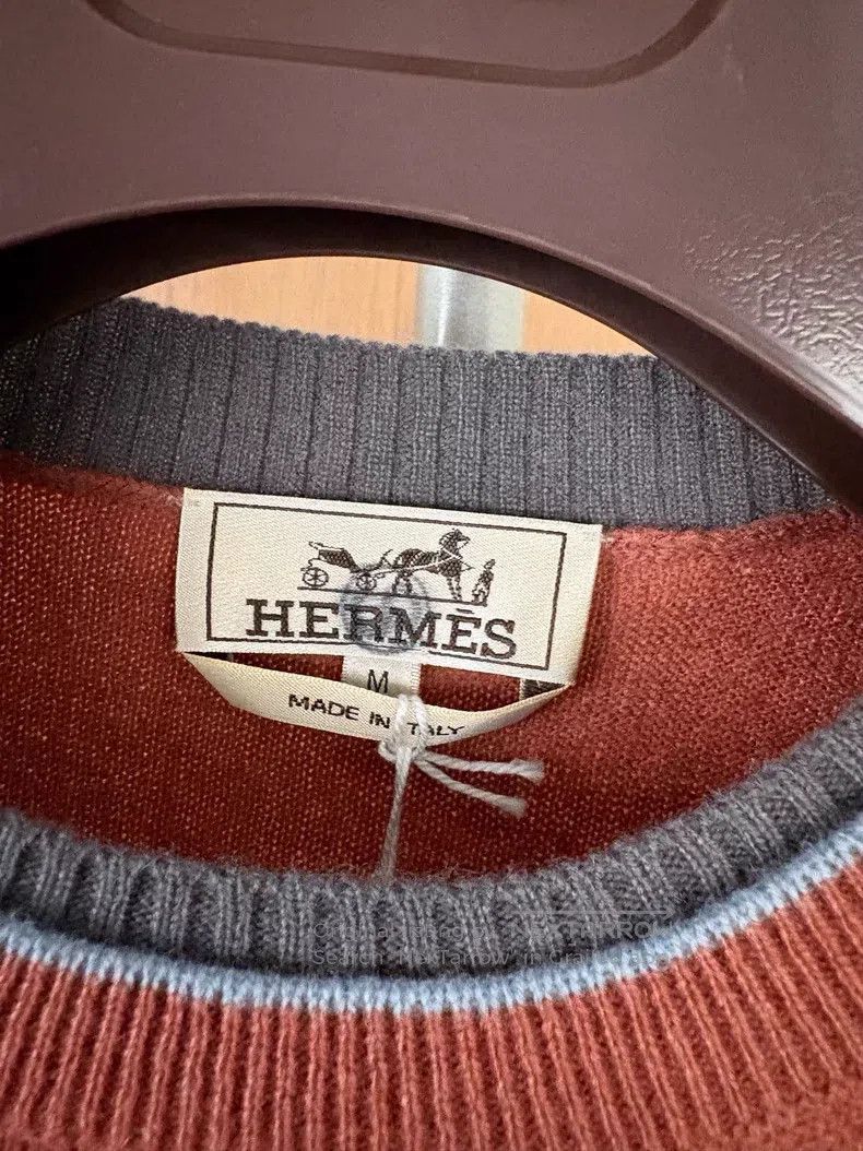 Hermes Hermes Men's Cashmere Knit Sweater Size US M / EU 48-50 / 2 - 3 Thumbnail
