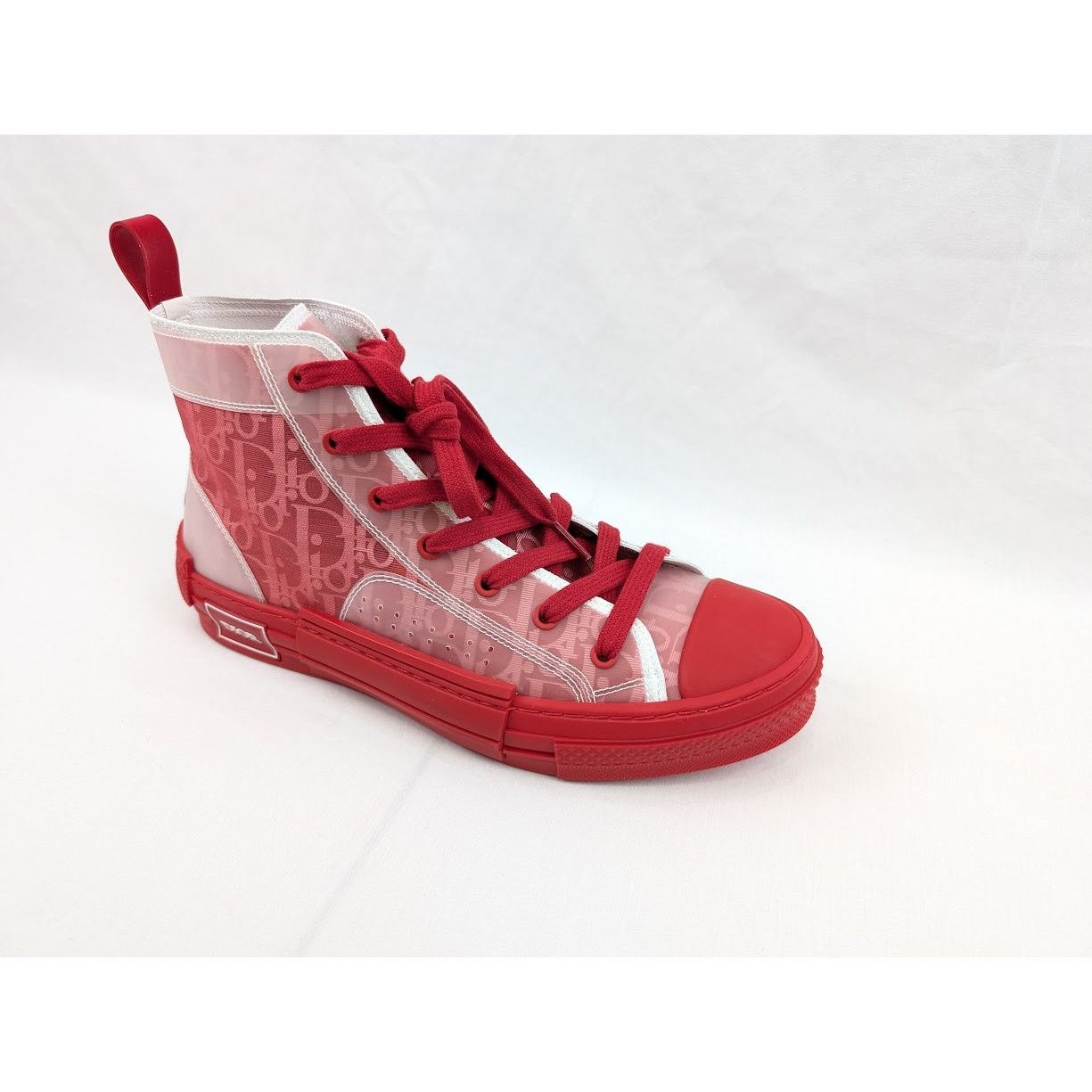 Dior o1rshd1 B23 High-Top Oblique Sneakers in Bordeaux/Ro Size US 8 / EU 41 - 2 Thumbnail
