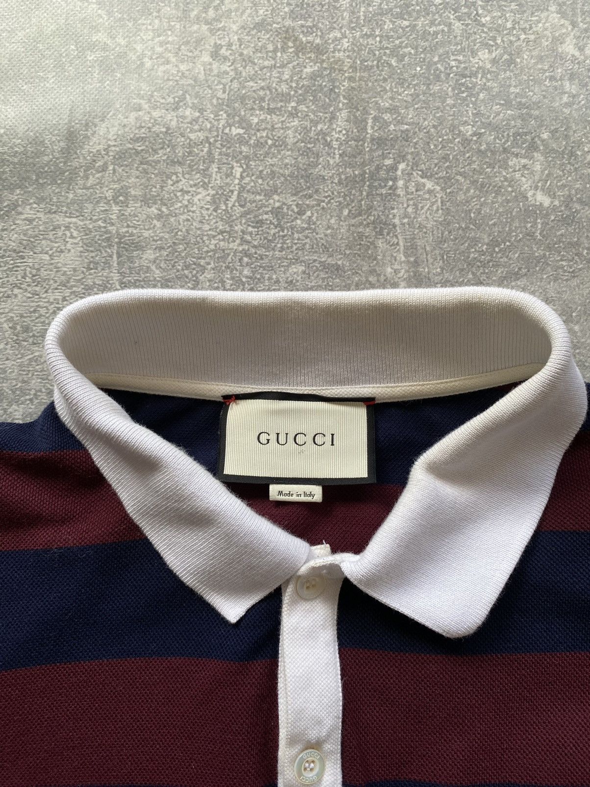 Gucci Gucci Polo Striped Long Sleeve Size XXL / US 16-18 / IT 52-54 - 4 Thumbnail