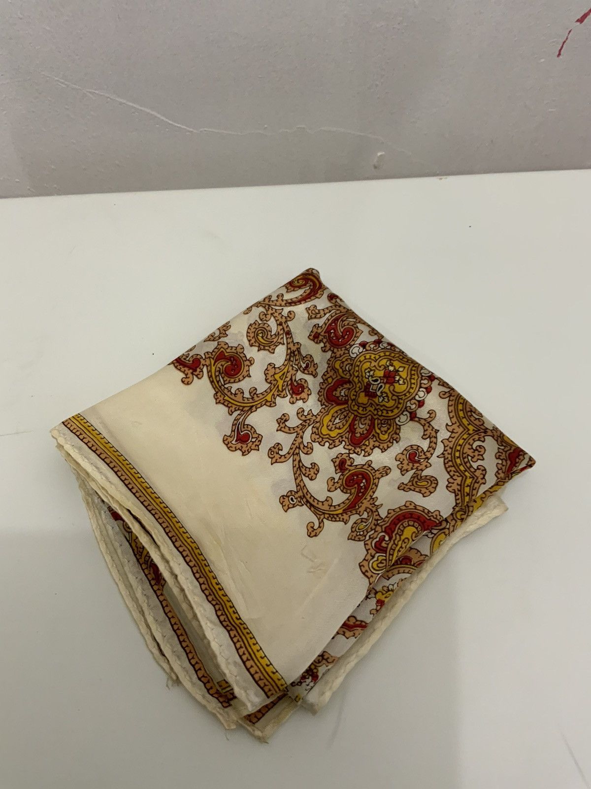Vintage Monogram Unbrand Handkerchief Bandana Size ONE SIZE - 7 Thumbnail