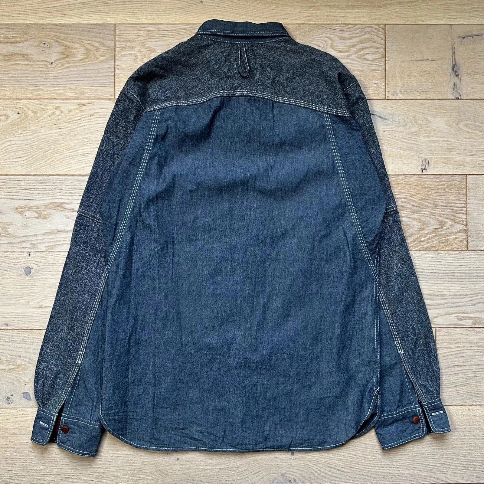 Junya Watanabe Shirt Junya Watanabe Comme des Garcons MAN Denim SS12 Size US M / EU 48-50 / 2 - 2 Thumbnail
