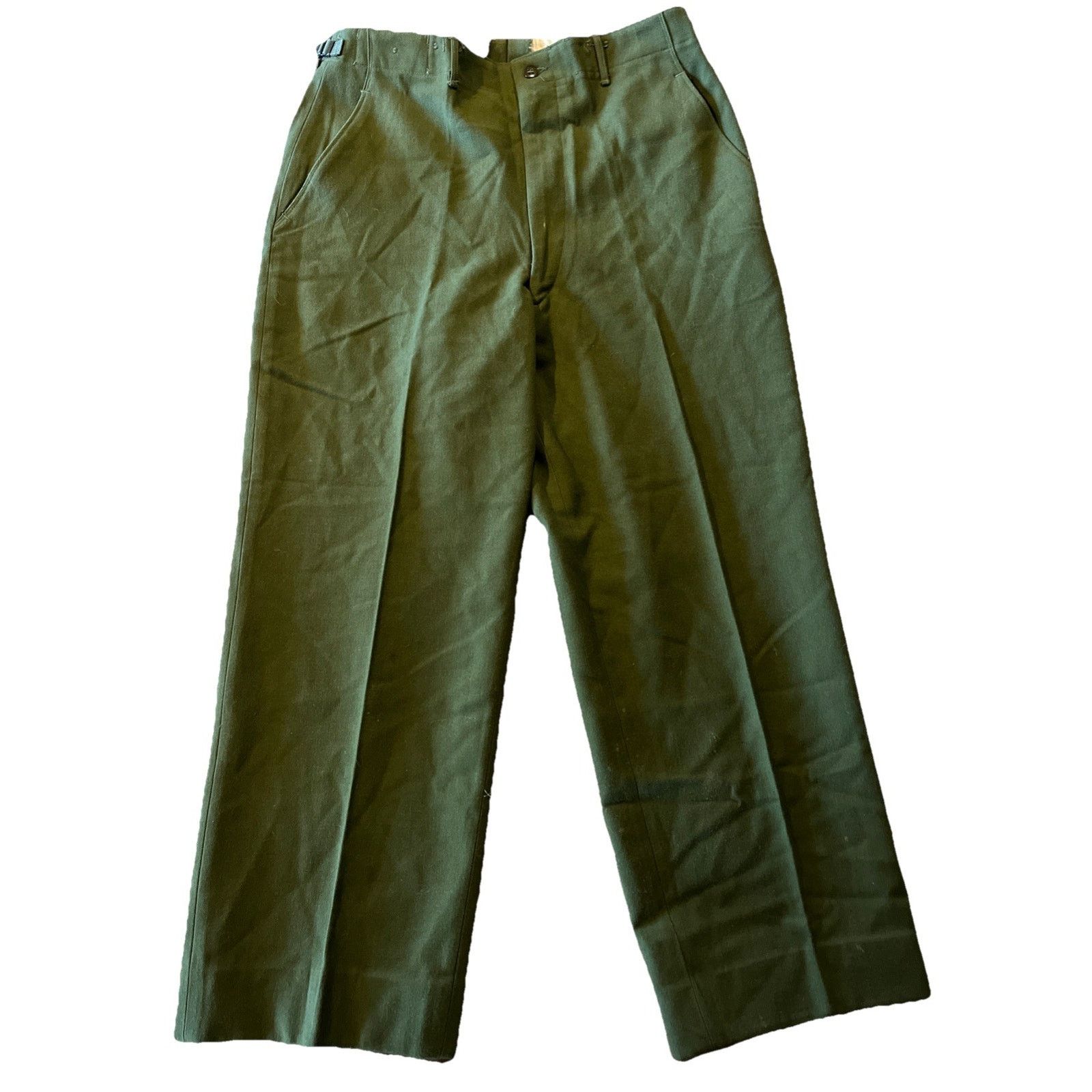 Other Vintage M-1951 Pants Medium ARMY Green Military 33x28 Wool Size US 33 - 1 Thumbnail