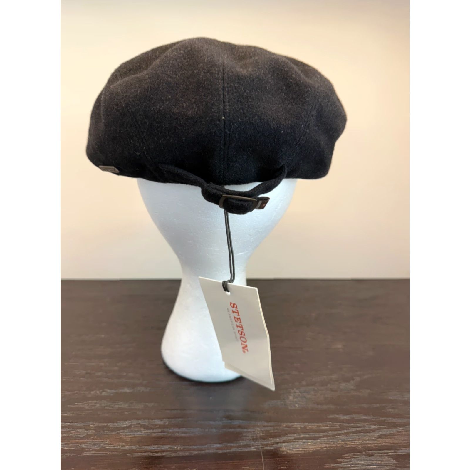 Stetson Stetson Hat 55 Black Newsboy Ear Flaps Wool Cashmere Blend Made in Germany Mens Size ONE SIZE - 4 Thumbnail