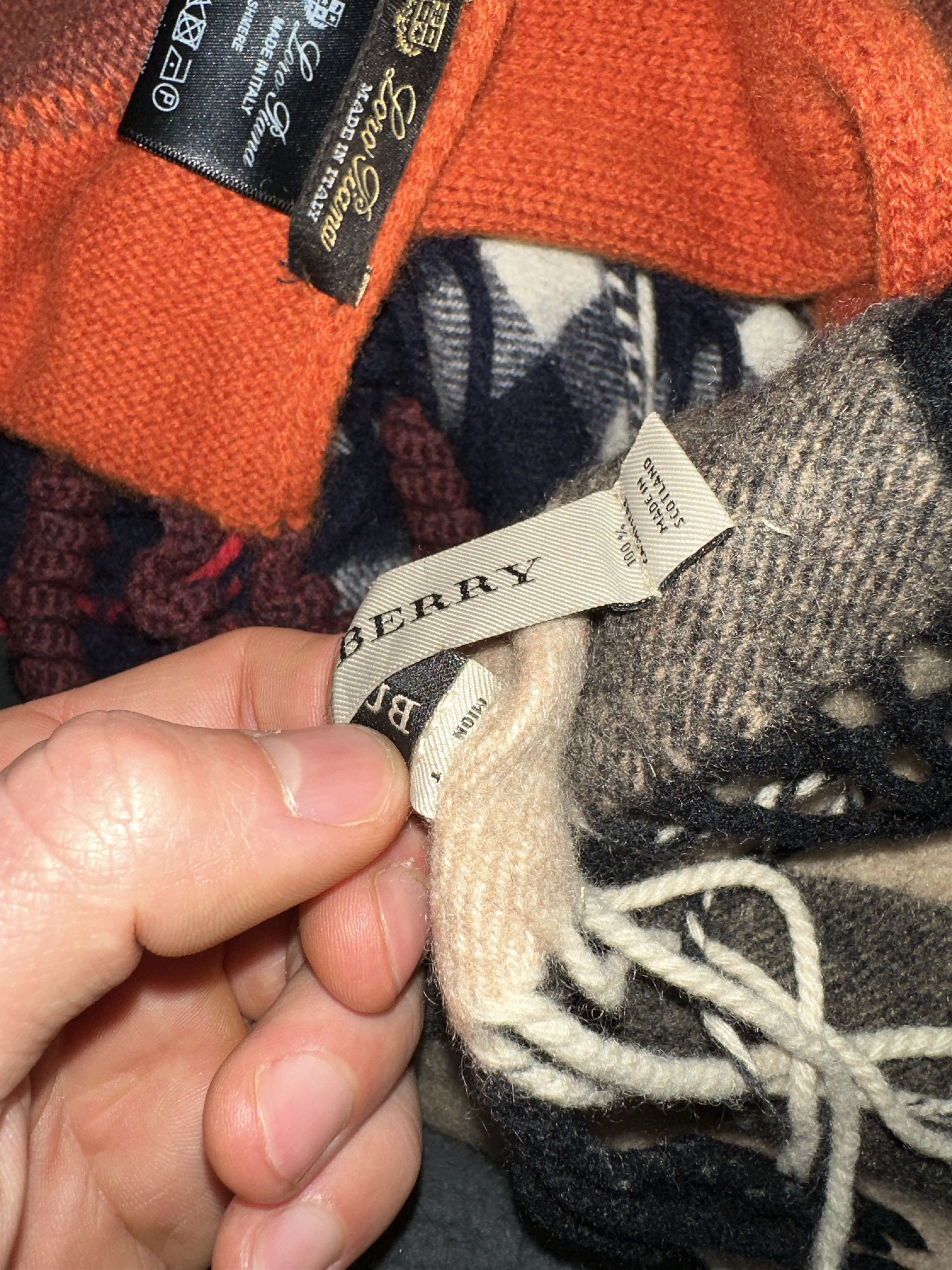 Burberry Burberry 100% Cashmere Classic Check Fringed Scarf 205X37Cm Size ONE SIZE - 14 Thumbnail