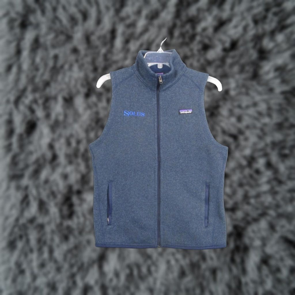 Patagonia Patagonia Vest Womens Medium Blue Fleece Full Zip Solus Logo Better Sweater Vest Size M / US 6-8 / IT 42-44 - 1 Thumbnail