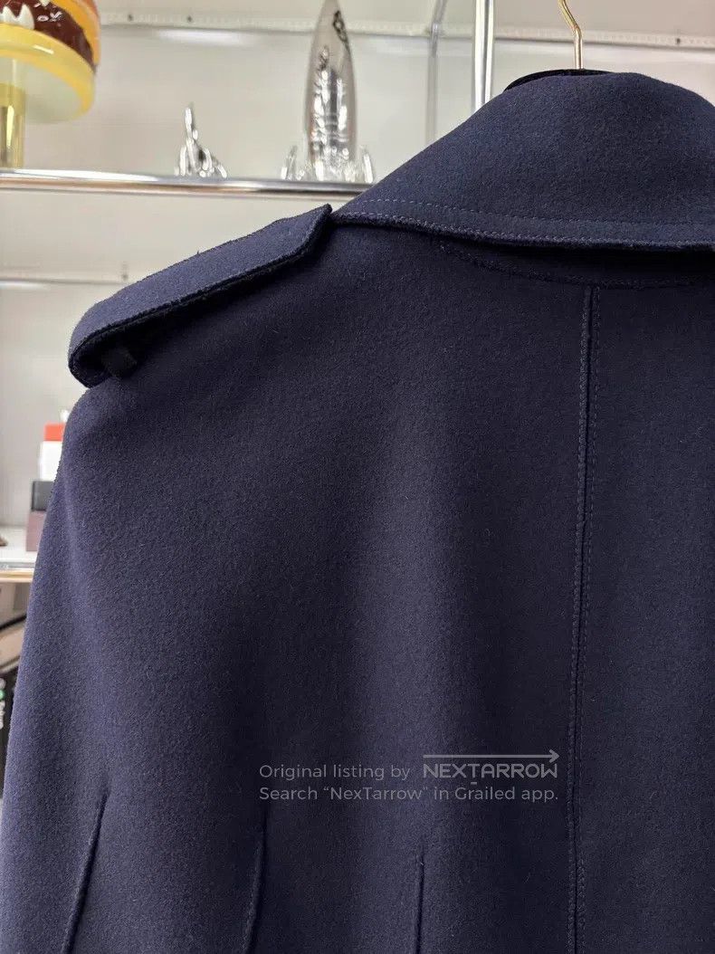 Valentino Valentino Dark blue double-breasted cape Size S / US 4 / IT 40 - 3 Thumbnail