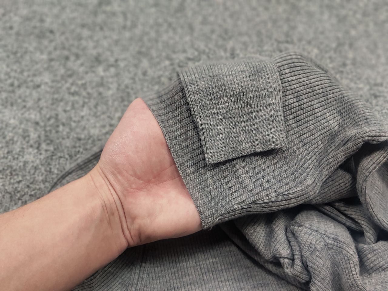 John Smedley John Smedley elastic ribbed Crewneck Sweater Long sleeve Size US S / EU 44-46 / 1 - 10 Thumbnail