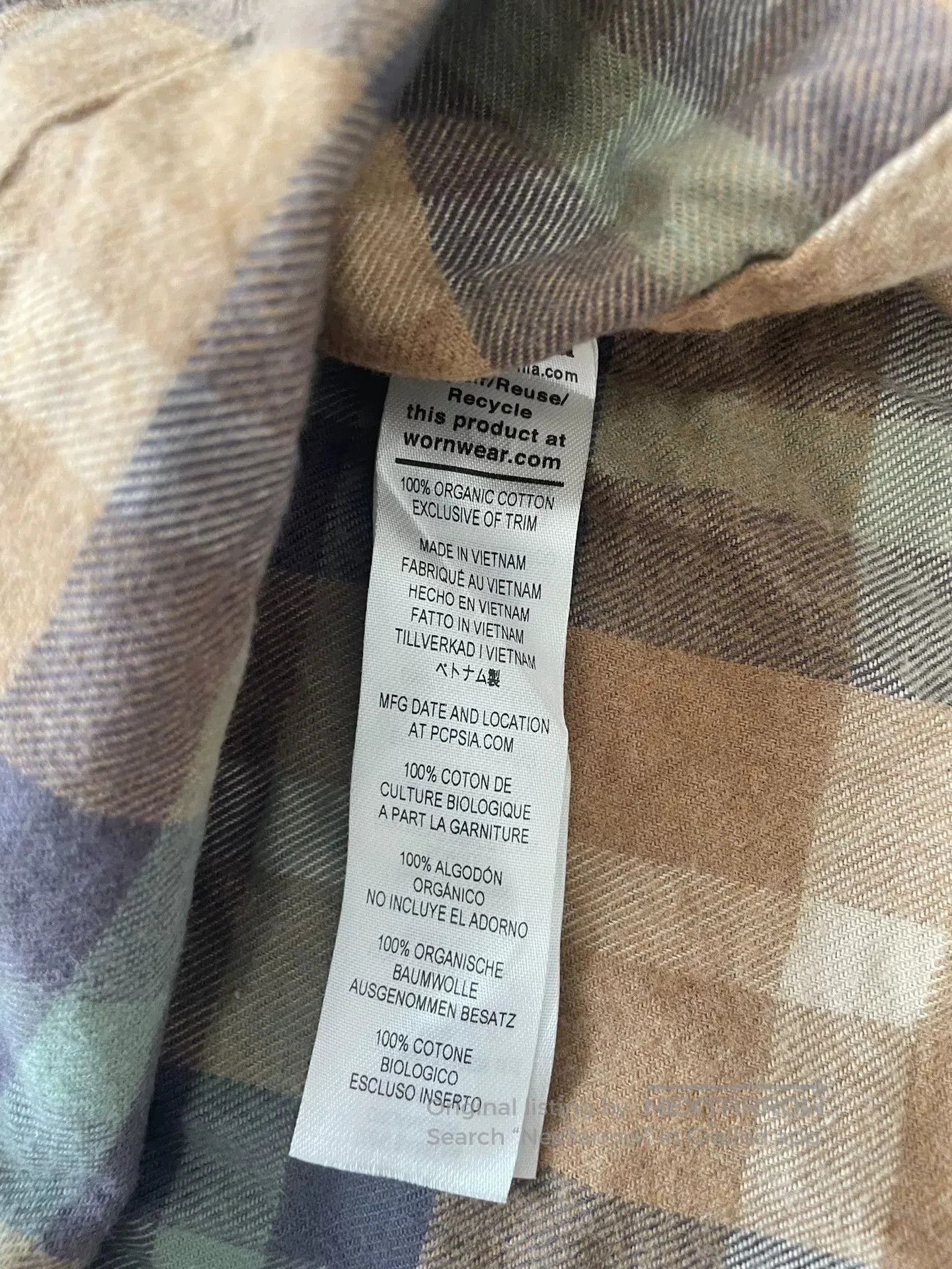 Patagonia Patagonia Men's Fjord Flannel Shirt. Size US S / EU 44-46 / 1 - 8 Thumbnail
